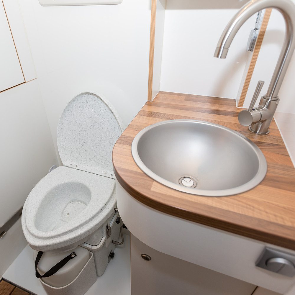 Nature's Head Campingtoilette Nature’s Head® Komposttoilette mit Spider Handle (Handkurbel)