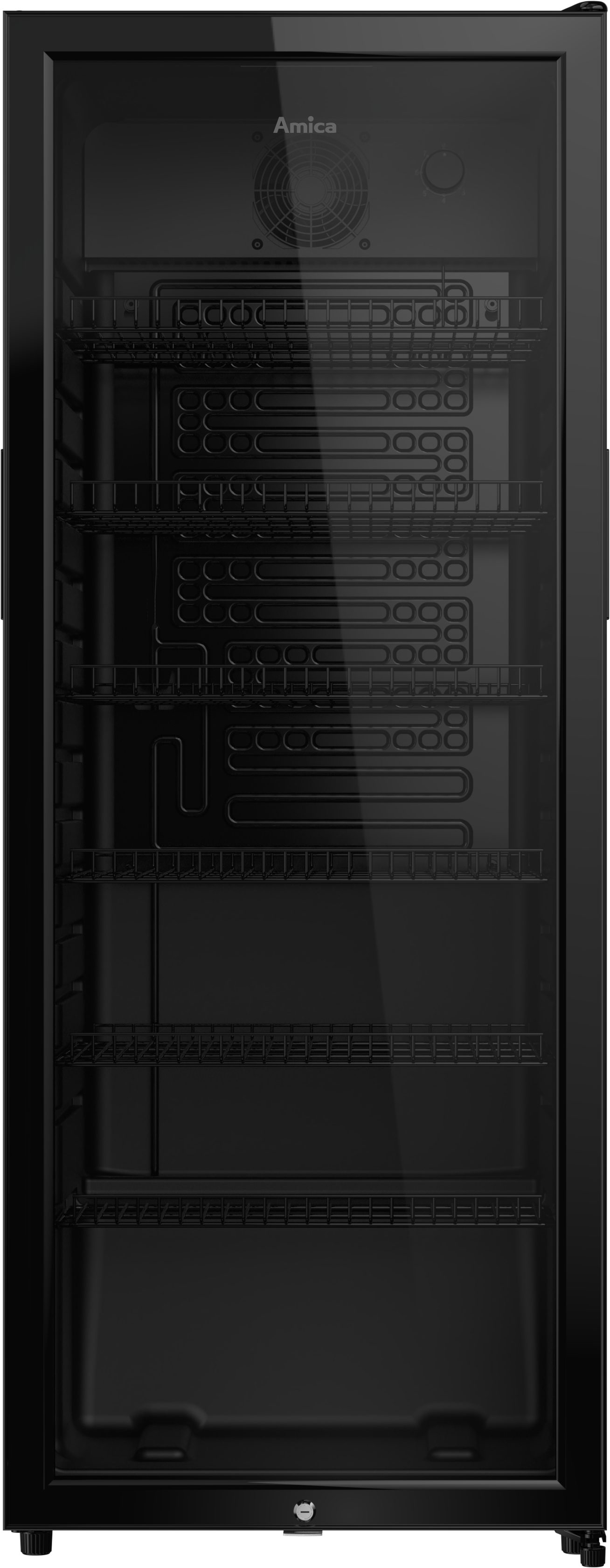 Amica Getränkekühlschrank FK 344 150 S, 141 cm hoch, 55 cm breit, perfekte Kühlung dank professioneller Ausstattung