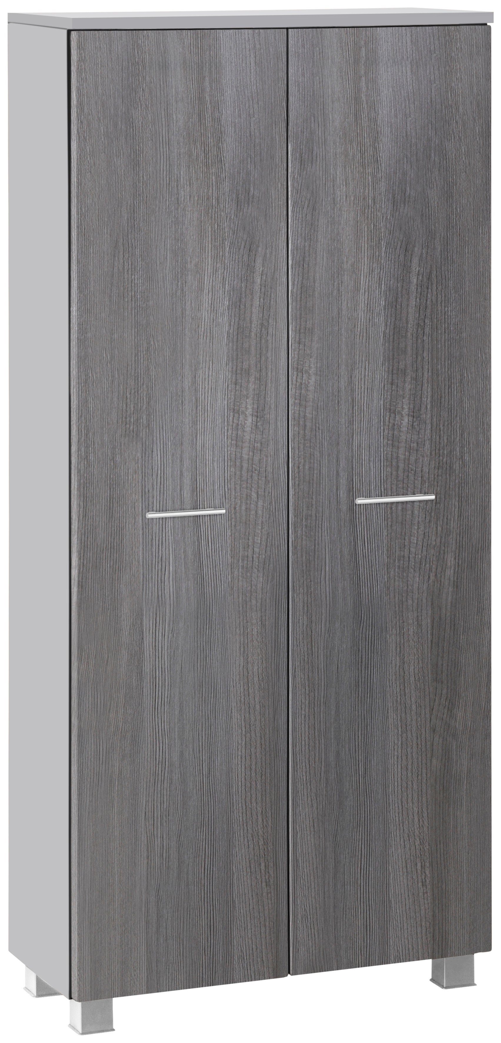 welltime Midischrank Trento, verschiedene Ausführungen und Farben Badmöbel, Badschrank, 60 cm breit, 2 Türen, viel Stauraum
