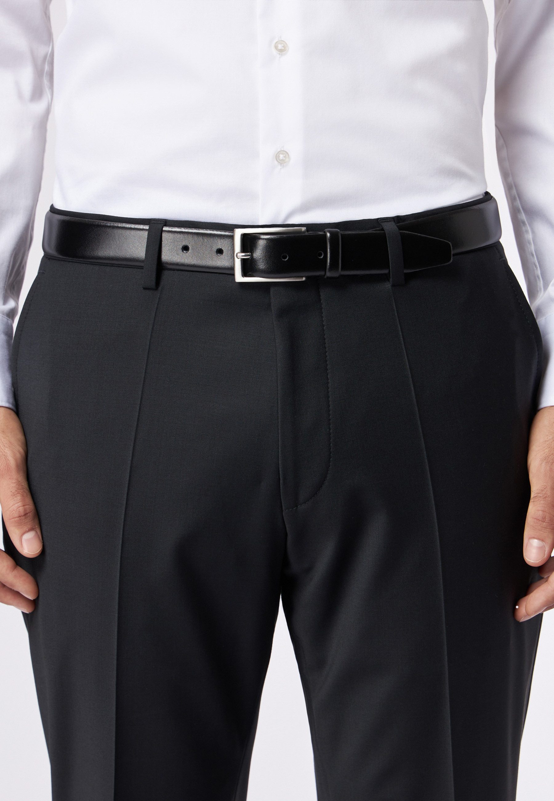 Roy Robson Ledergürtel Eleganter Business Ledergürtel günstig online kaufen