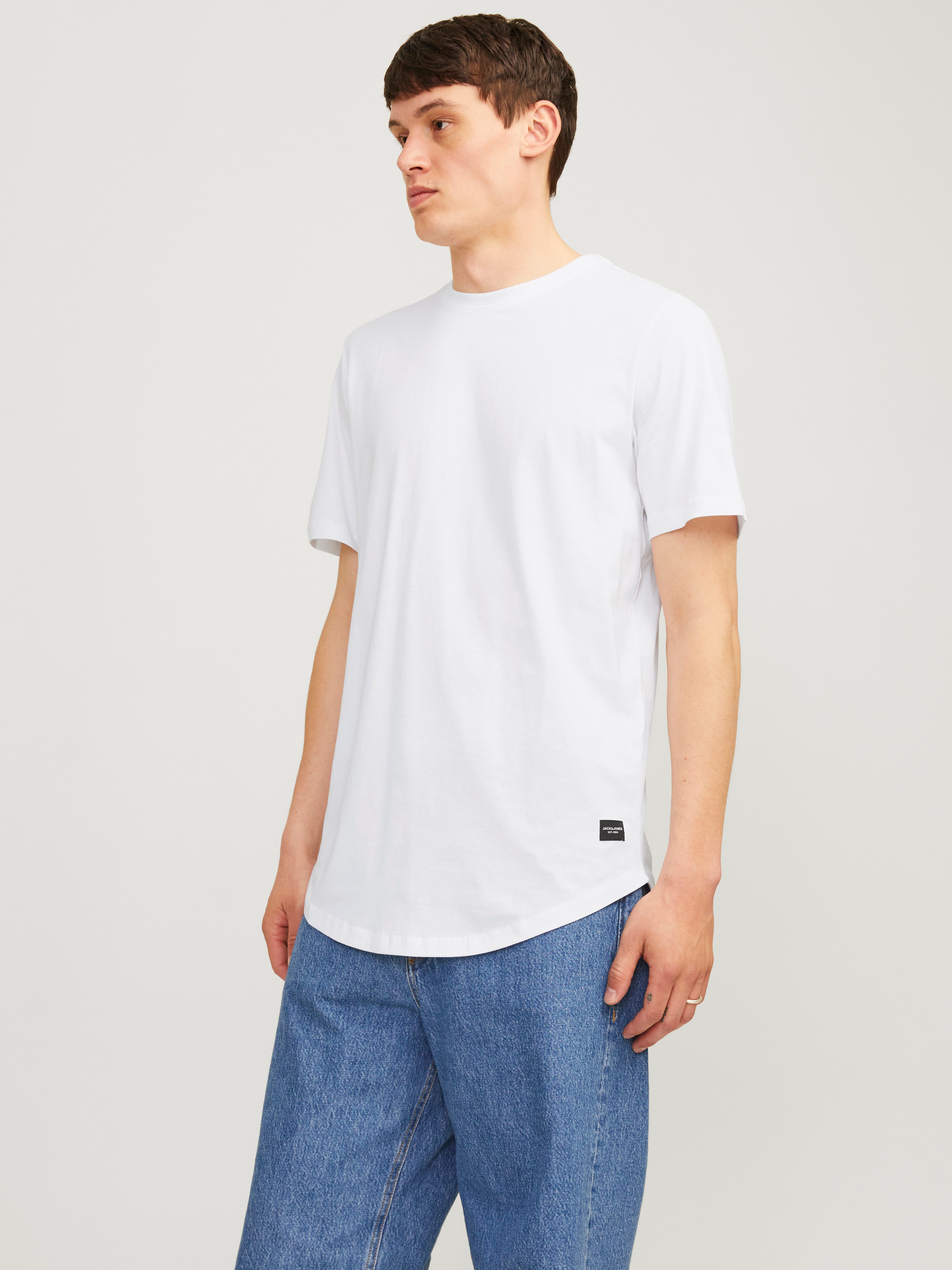Jack & Jones Rundhalsshirt JJENOA TEE SS CREW NECK 3PK MP NOOS (Packung, 3-tlg., 3er-Pack)