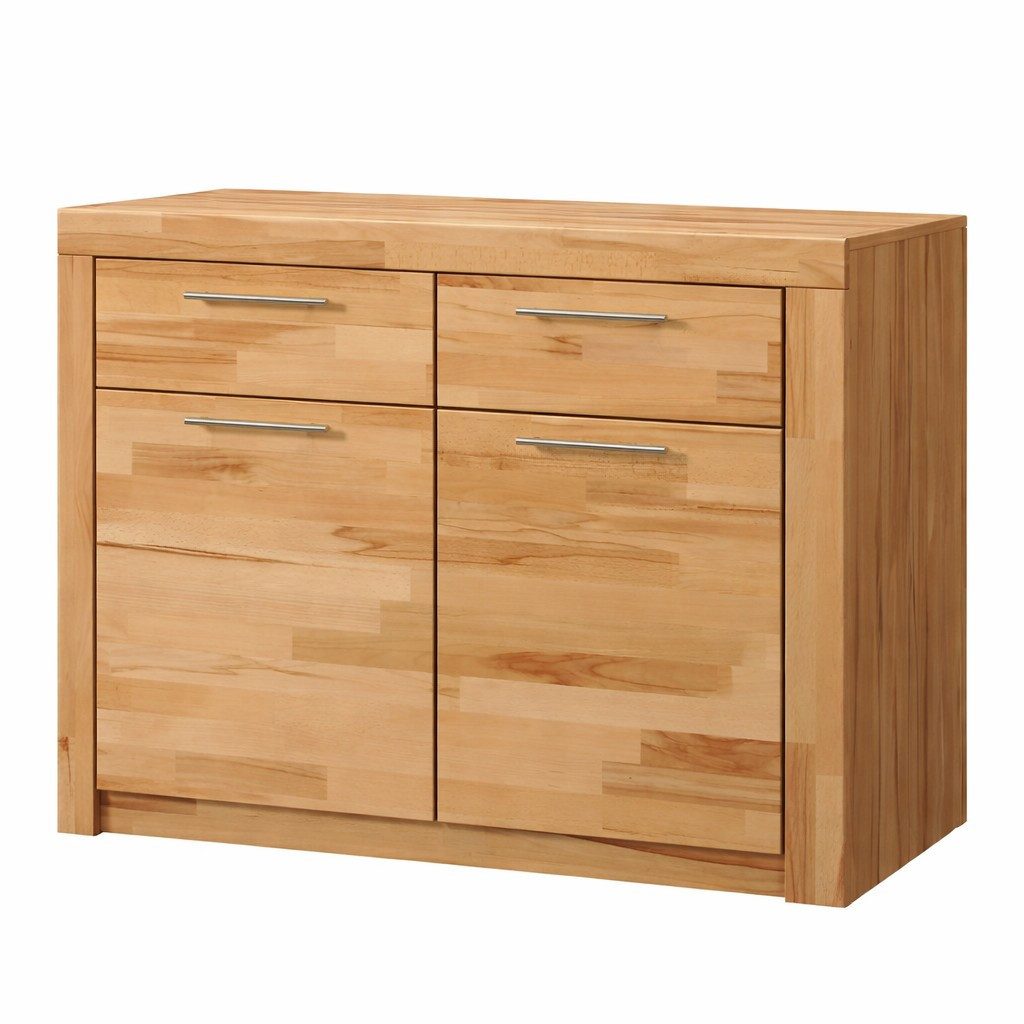 bv-vertrieb Garderobenschrank Anrichte Kernbuche Garderobenkommode Schubkastenschrank #1221-10