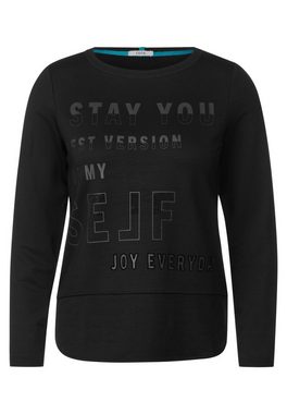 Cecil Langarmshirt mit Wording