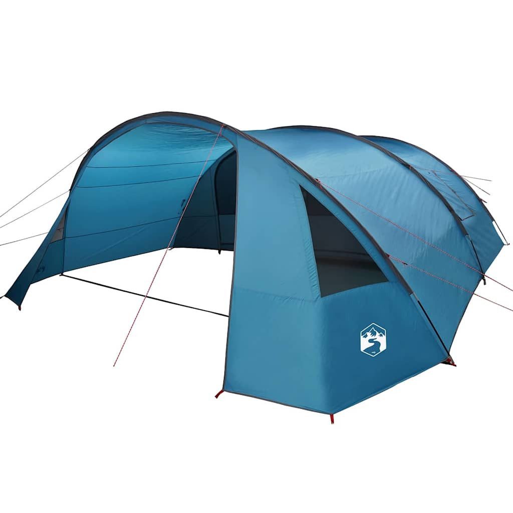 vidaXL Tunnelzelt Tunnelzelt für 6 Personen Blau und Grau 700 x 590 x 215 cm, (1 tlg)