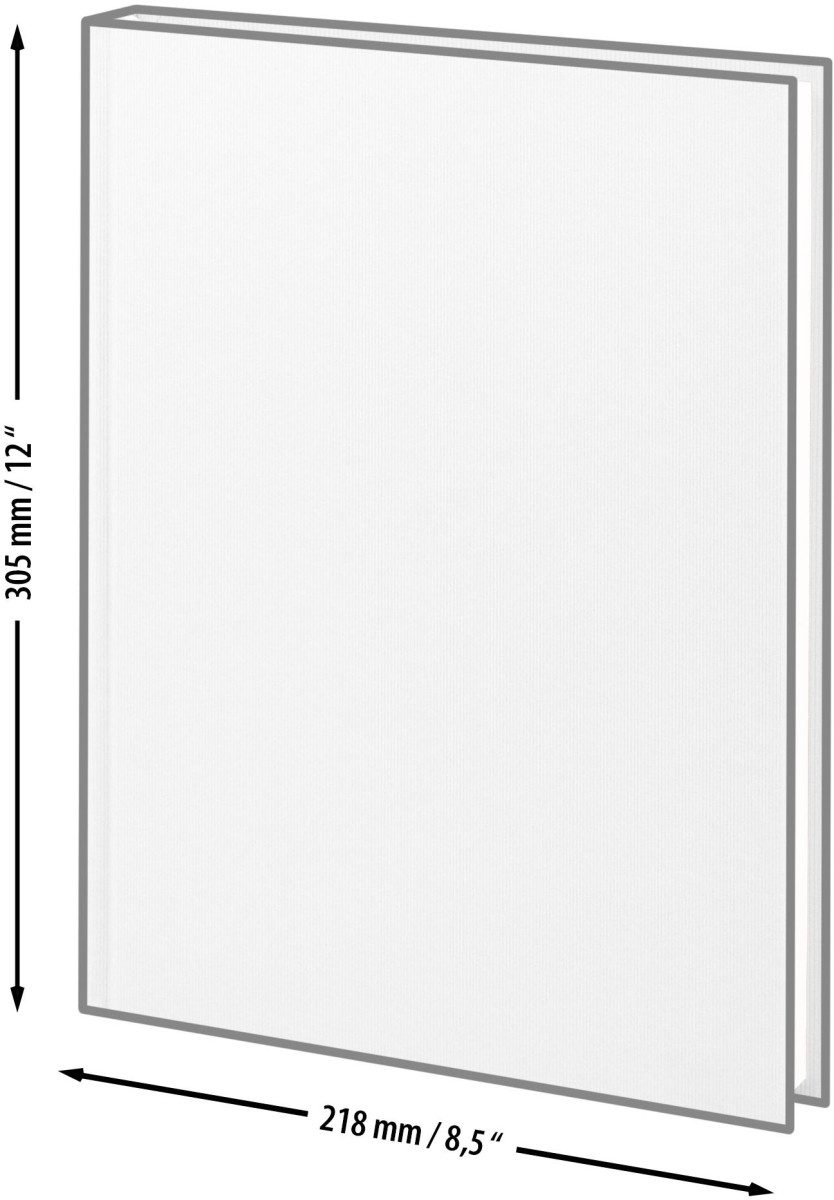 Notizbuch Notizbuch gebunden A4 96 Blatt taupe
