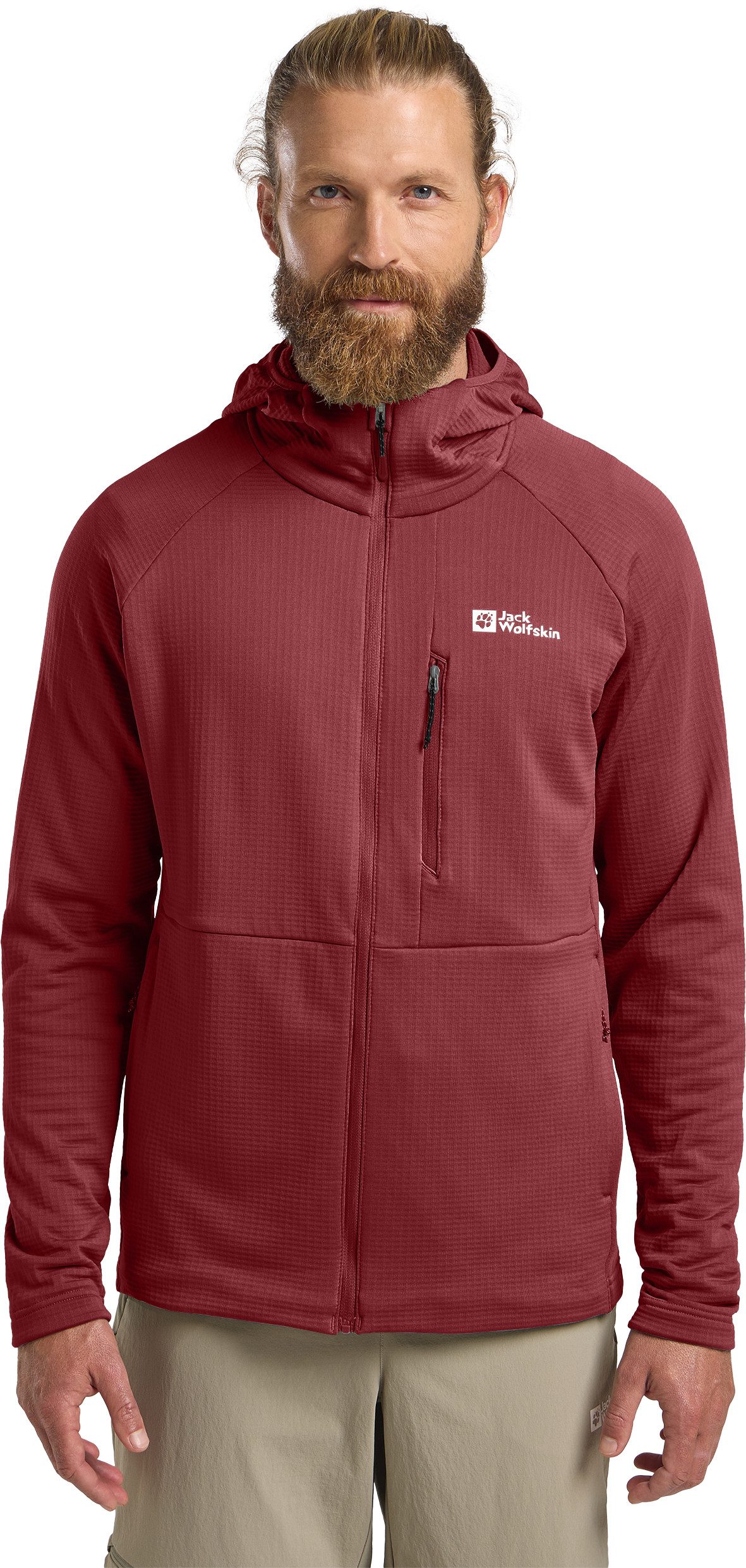 Jack Wolfskin Fleecejacke KOLBENBERG HOODED FZ günstig online kaufen