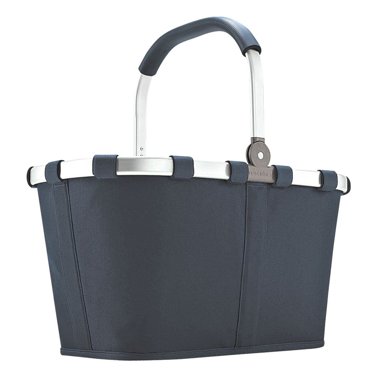 Innentasche Reißverschluss dunkelblau Einkaufskorb carrybag navy, mit REISENTHEL® zusammenklappbar,