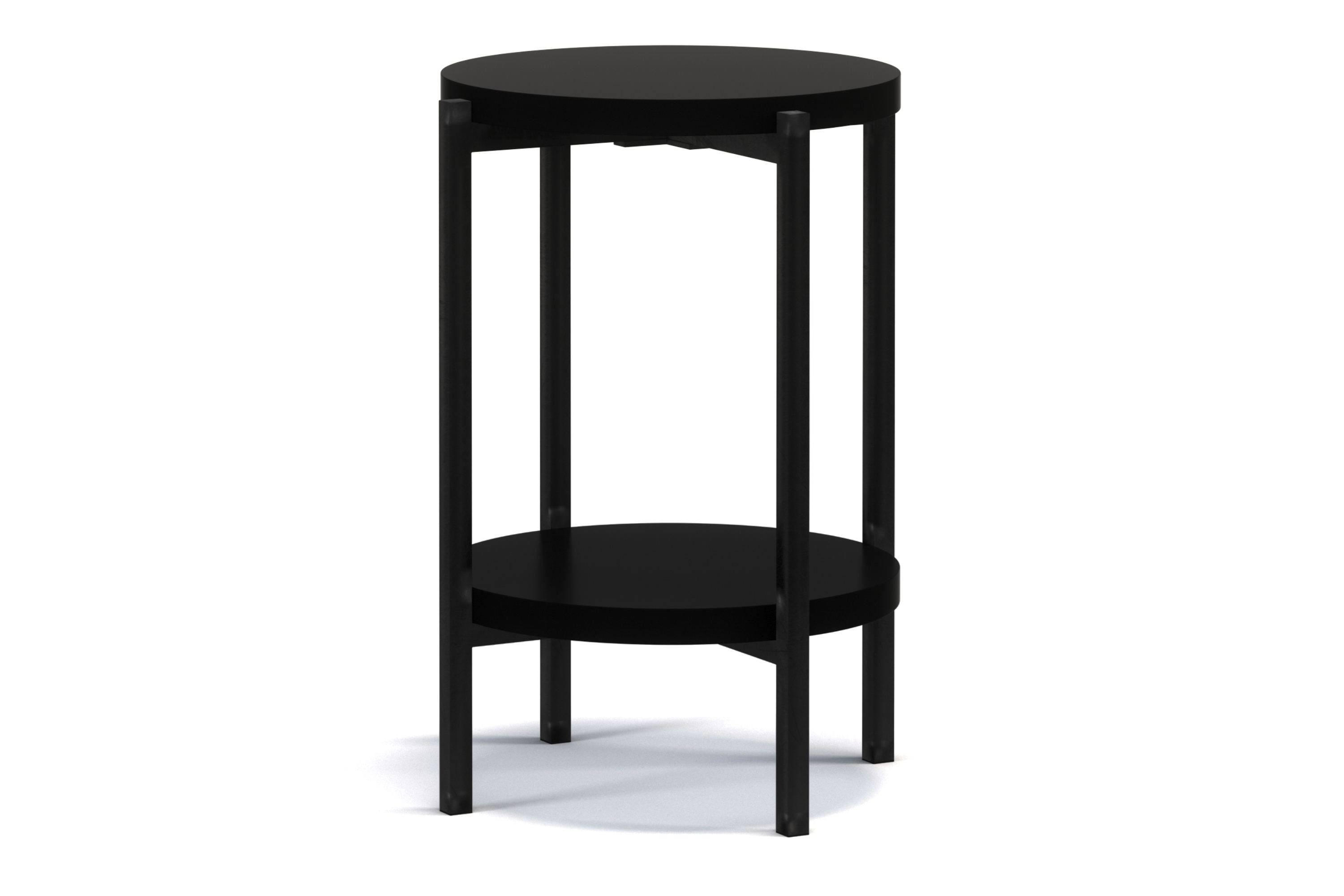 KONSIMO® Couchtisch Couchtisch GERIS, mit Ablagefläche, auf hohen Metallfüßen, Loft-Stil