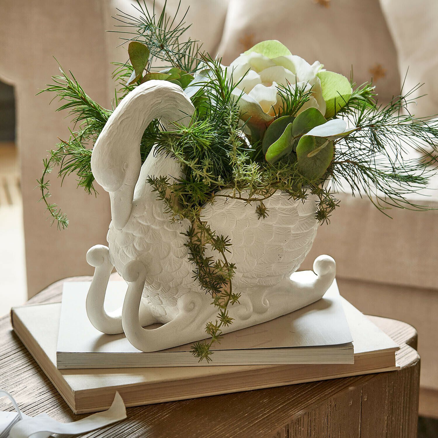 Mirabeau Übertopf Übertopf Elarin weiß