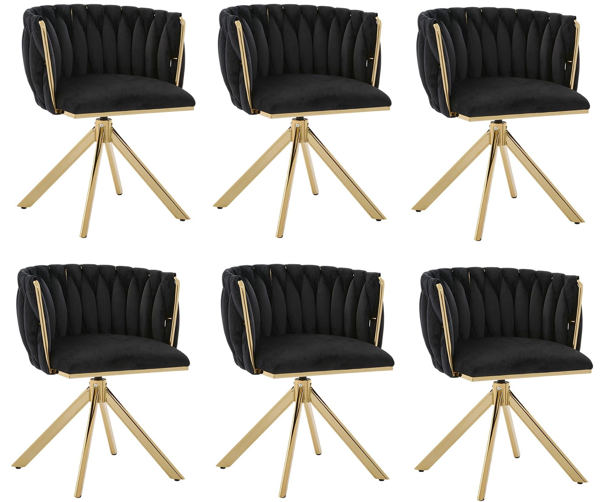 LVHOM Esszimmerstuhl Set, 180° drehbar mit günstig online kaufen