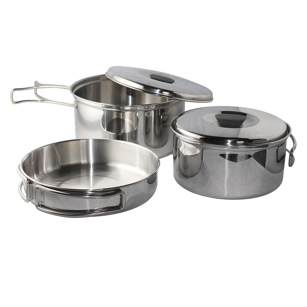 Enders® Topf-Set, Edelstahl, Camping Topf-Set Culina