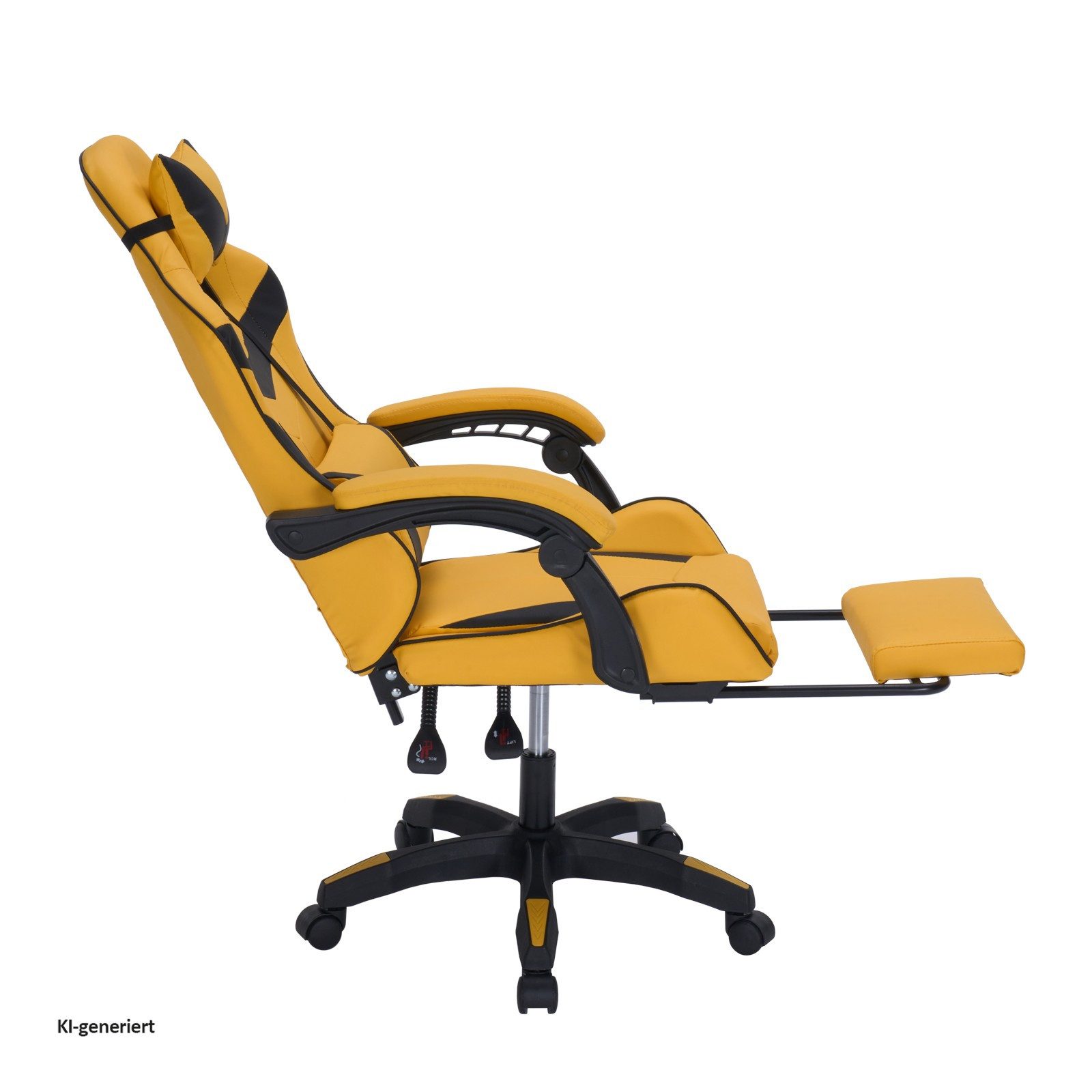 HTI-Living Drehstuhl Ergonomischer Gaming Stuhl mit Fußstütze (Stück, 1 St), Bürostuhl Drehstuhl Schreibtischstuhl – Bild 4 von 5