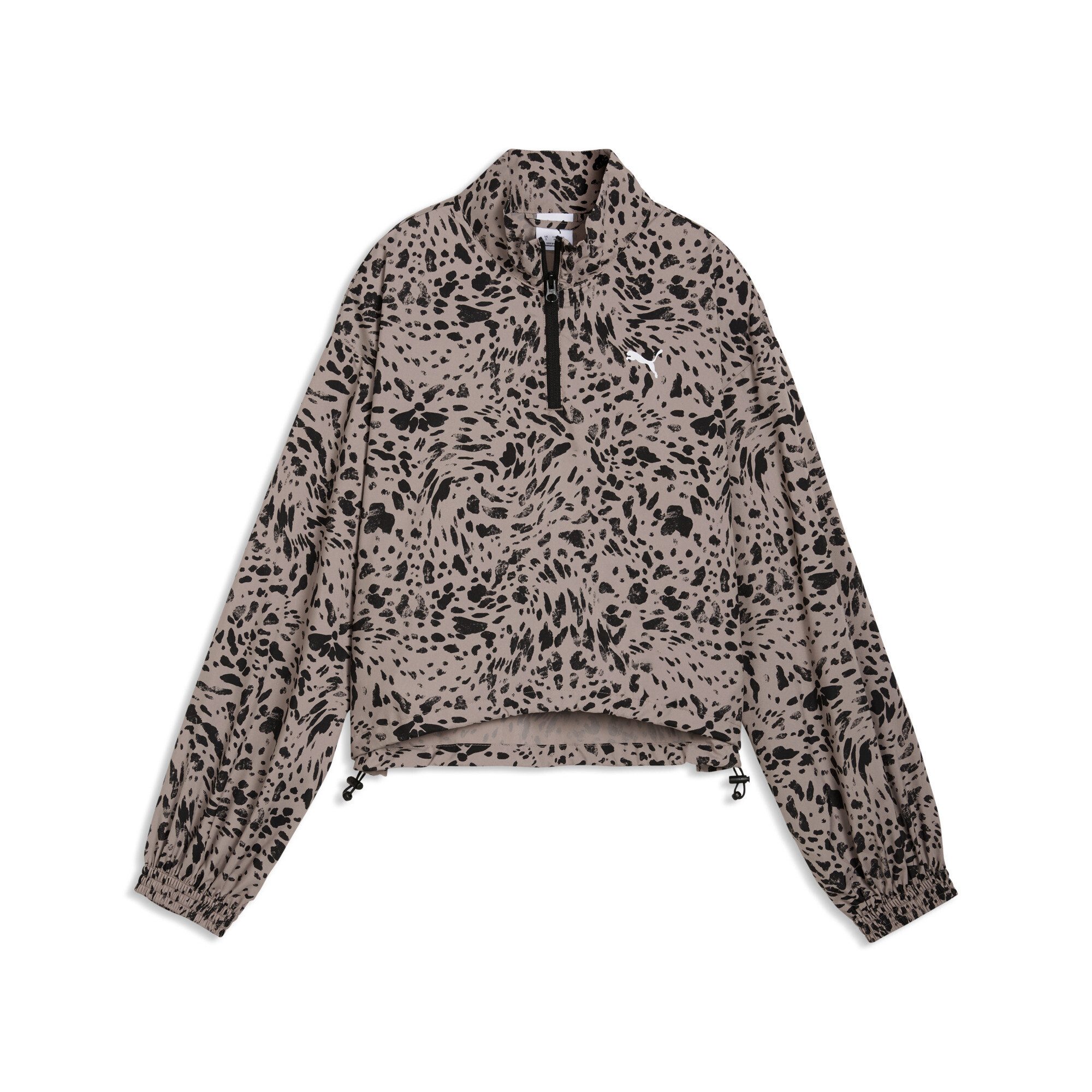 PUMA Trainingsjacke Essentials Relaxed Bedruckte Jacke mit Reißverschluss bis zum