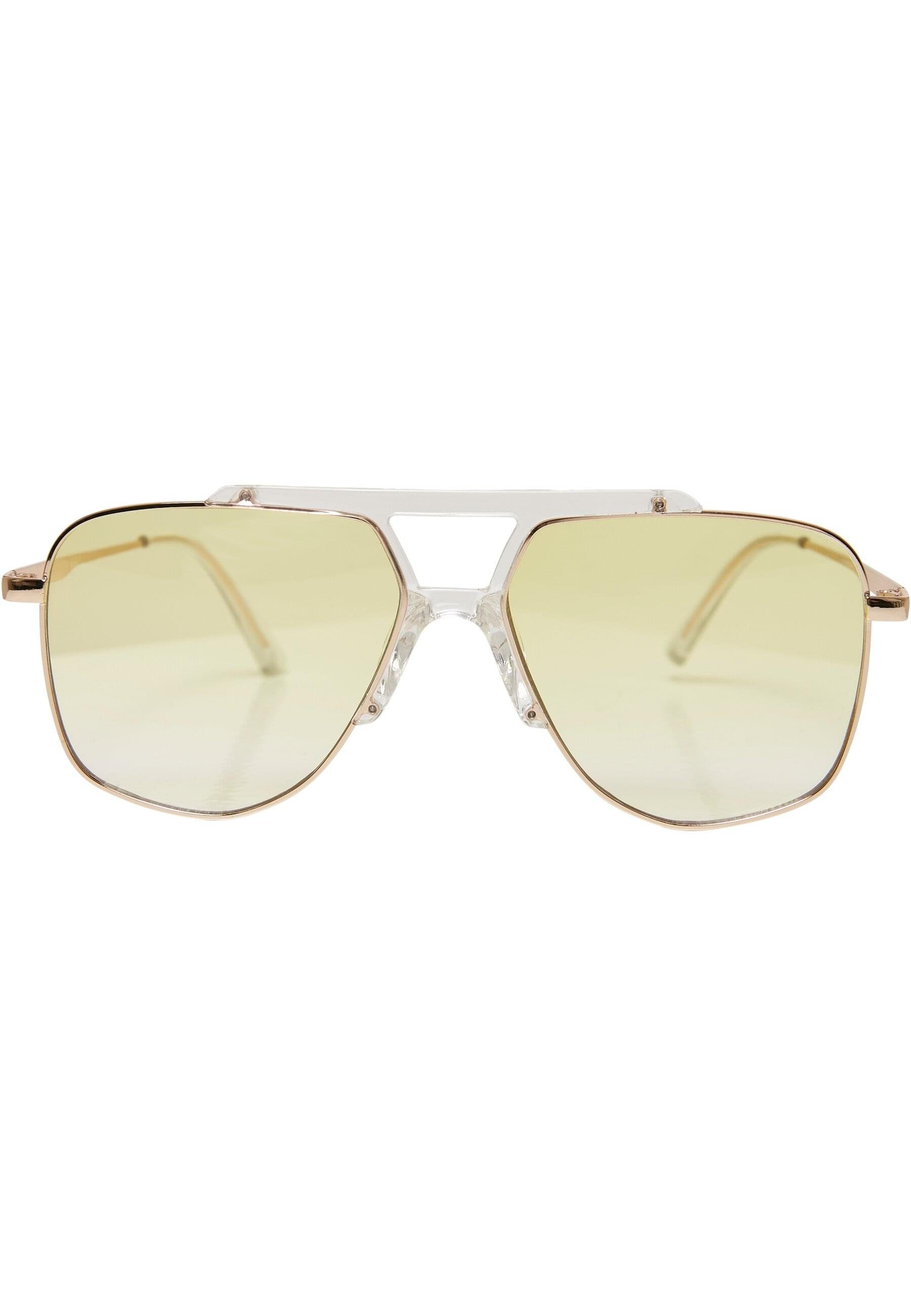 URBAN CLASSICS Sonnenbrille Unisex Sunglasses Saint transparent/gold Tropez