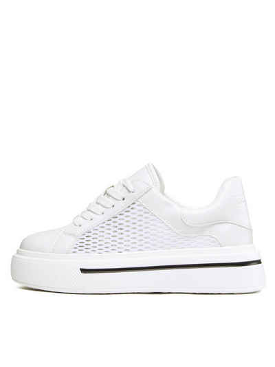 Keddo Sneakers aus Stoff 837186/03-01E White Sneaker
