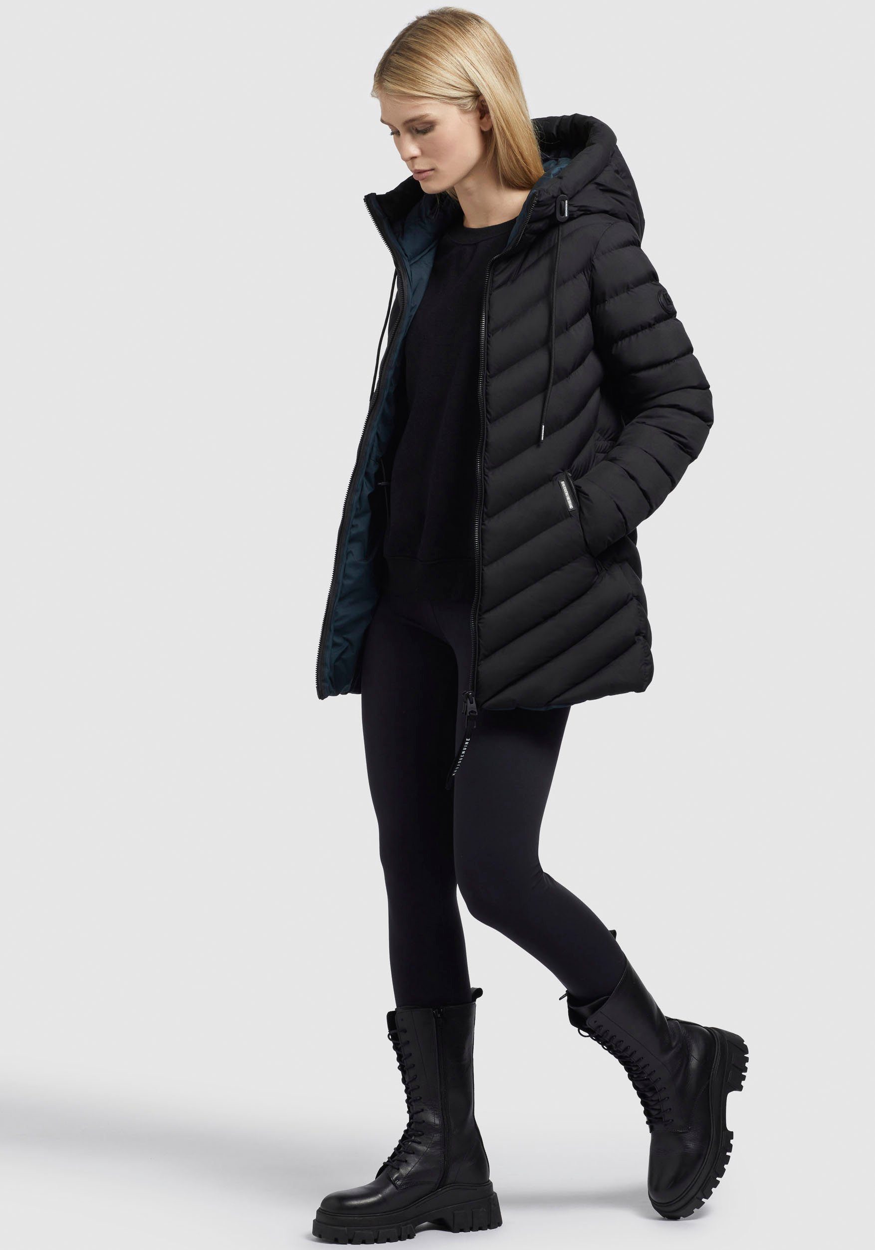 khujo Steppjacke TCHIN MATT BLACK