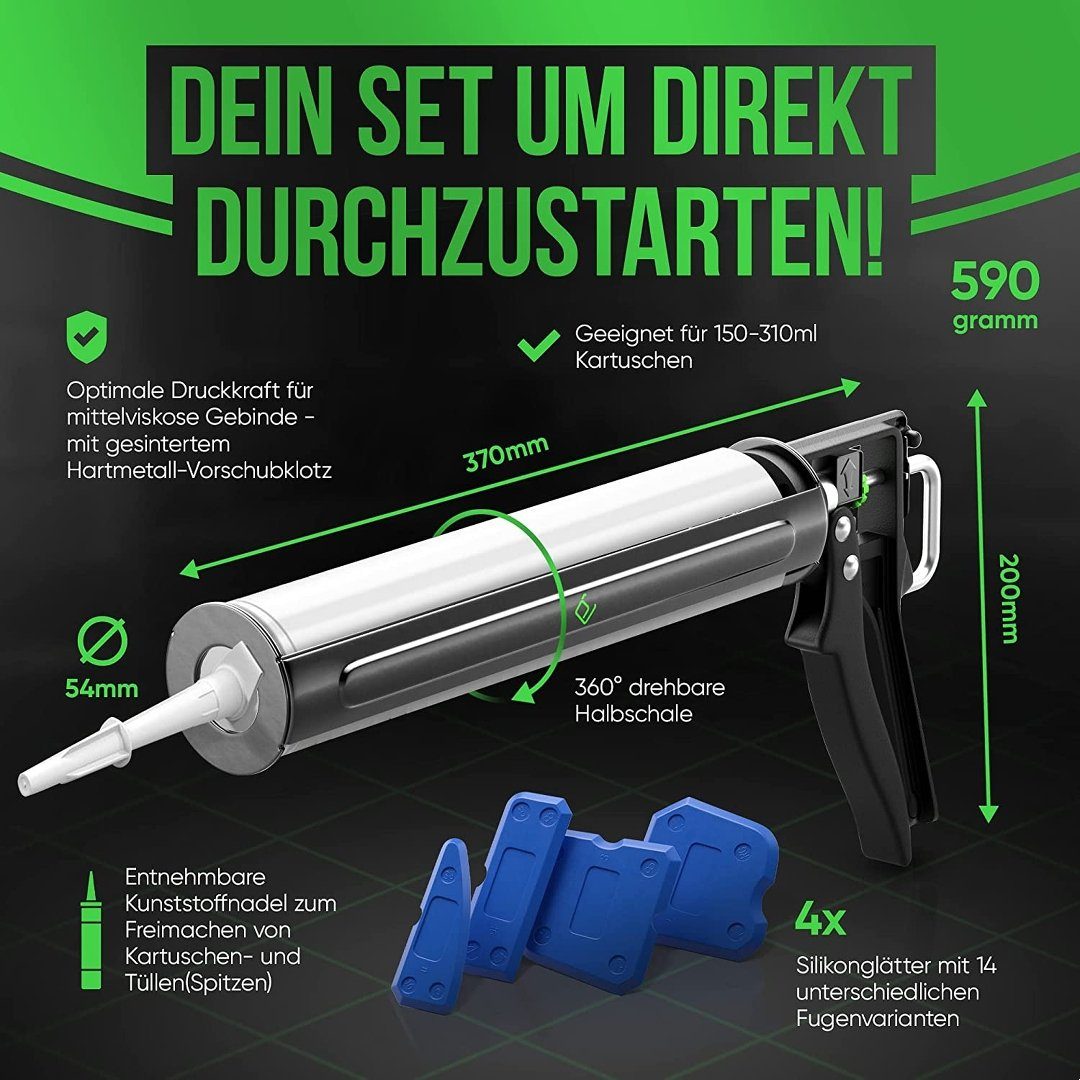 CRAFT® Kartuschenpistole 2.0 Drip Silikonspritze Non PASSION Passion Kartuschenpresse