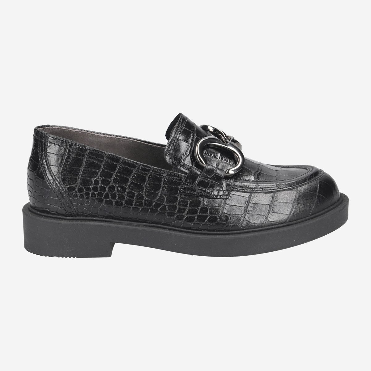 Paul Green 1008-054, Slipper & Mokassin in Schwarz für Damen Slipper
