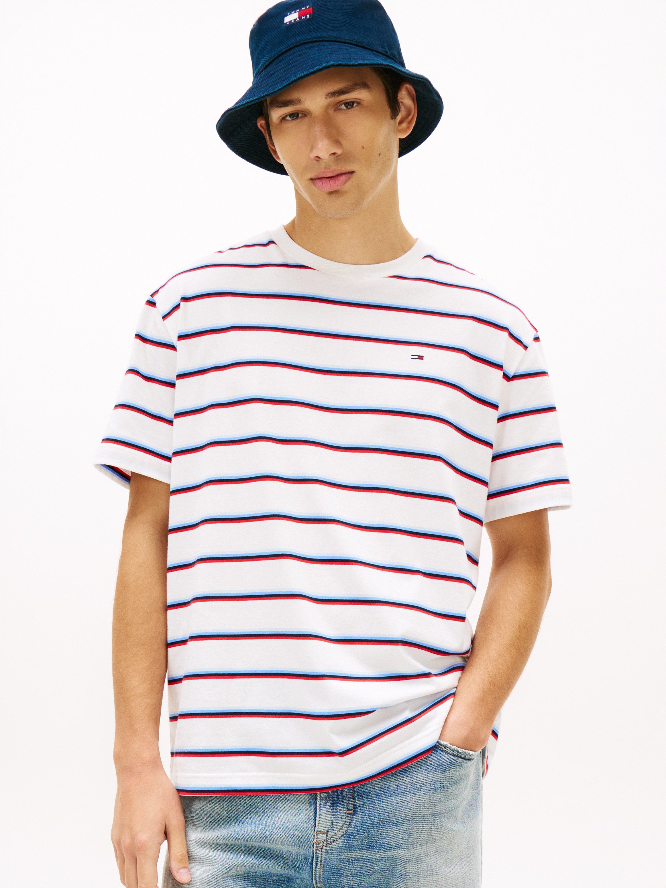 Tommy Jeans T-Shirt RELAXED STRIPE Relaxed fit mit Streifenmuster