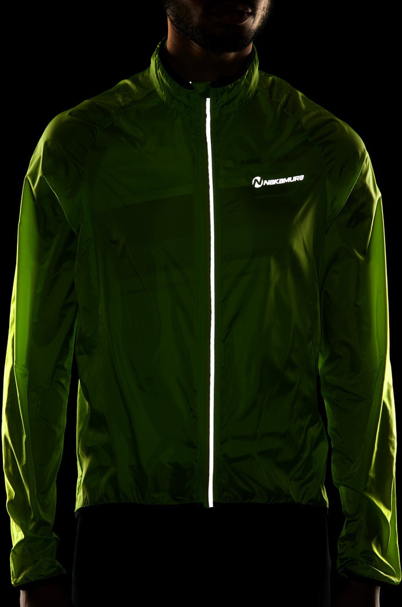 NAKAMURA Fahrradjacke He.-Funktions-Jacke Abbott III ux GREEN LIME