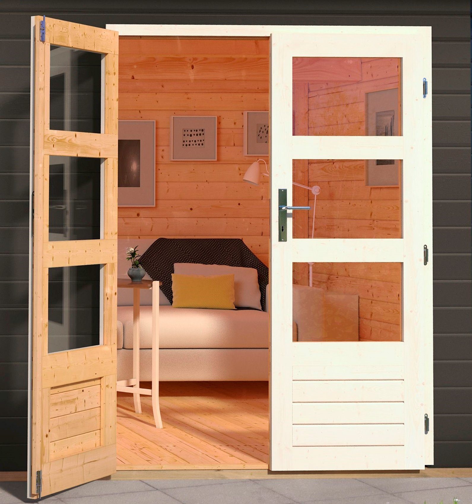 Karibu Gartenhaus Ammersee 6, BxT: 396x273 cm