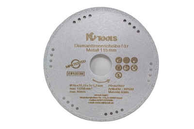 HC Tools Diamanttrennscheibe Diamanttrennscheibe, Ø 115 mm, (Set, 5-tlg), feiner, sauberer Schnitt, Standfest