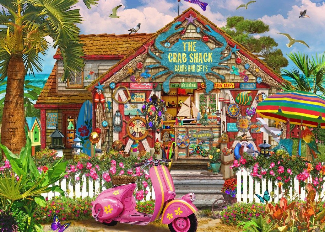 Bluebird Puzzle Puzzle The Crab Shack Gifts, Puzzleteile