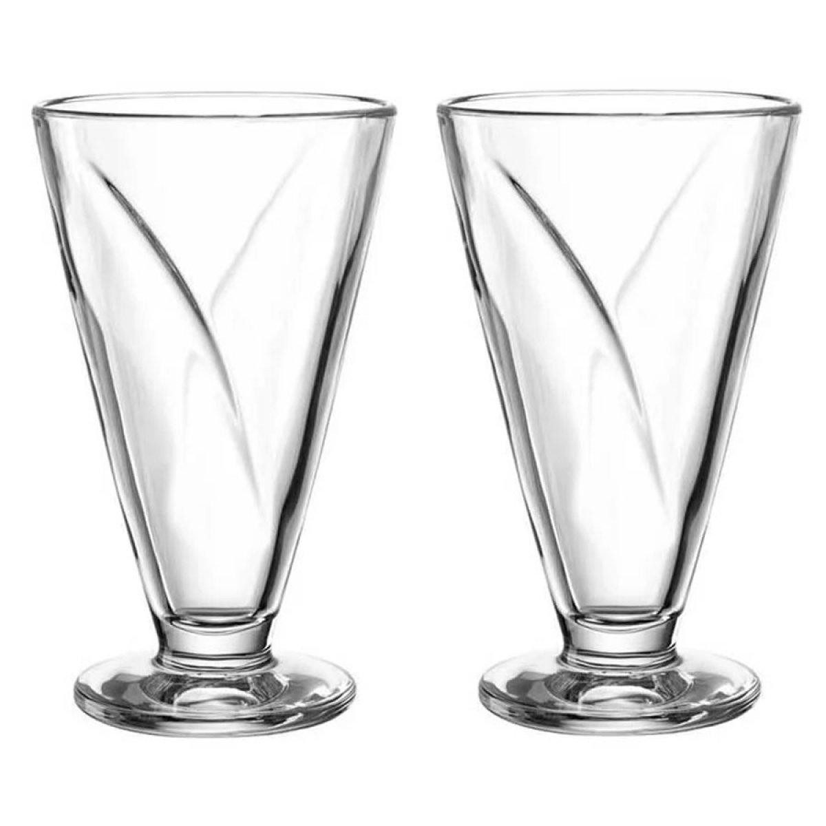 LEONARDO Schüssel Leonardo Eisschale auf Fuß Cono (360ml) (2er-Set)