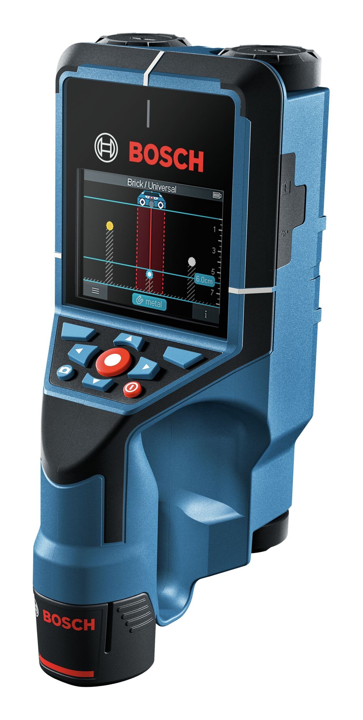 Bosch Professional Leitungsortungsgerät Wallscanner, Ortungsgerät D-tect 200 C mit Schutztasche