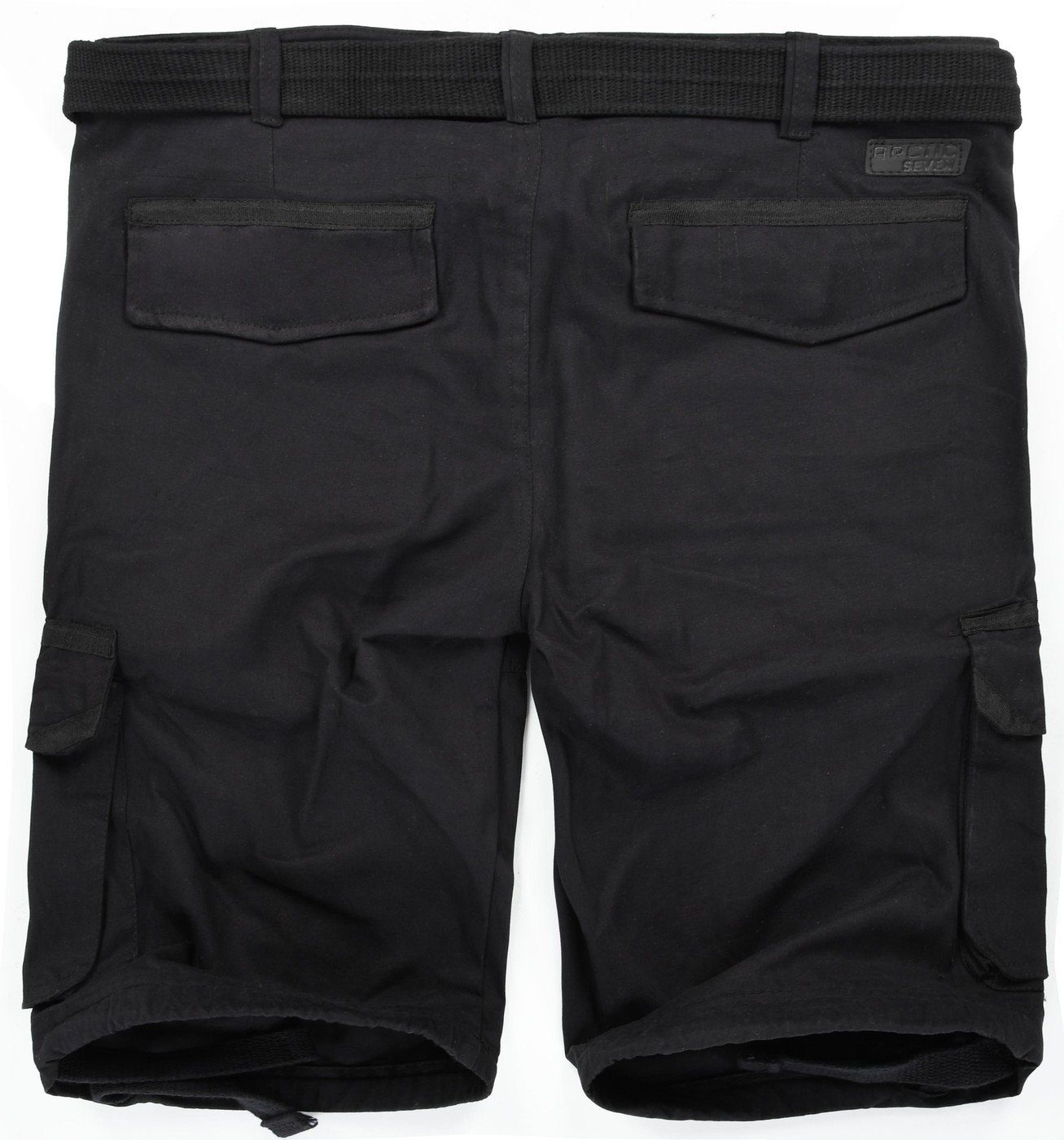Arctic Seven Shorts Herren Cargo mit Gürtel – kurze Hose Baumwolle Robuste Shorts mit vielen Taschen und hohem Komfort