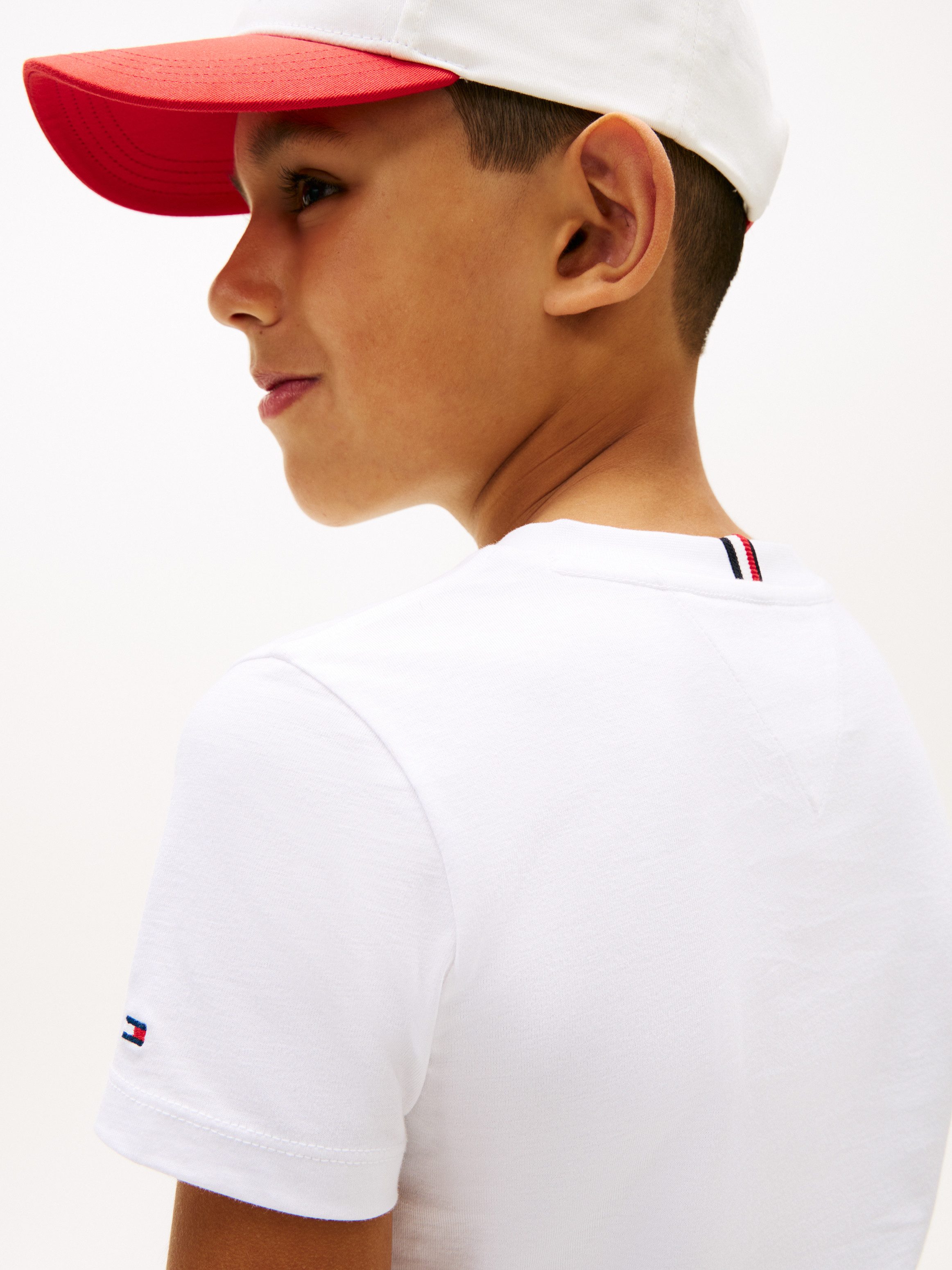 Tommy Hilfiger T-Shirt WAVY FLAG T-SHIRT Kinder bis 16 Jahre, regular fit