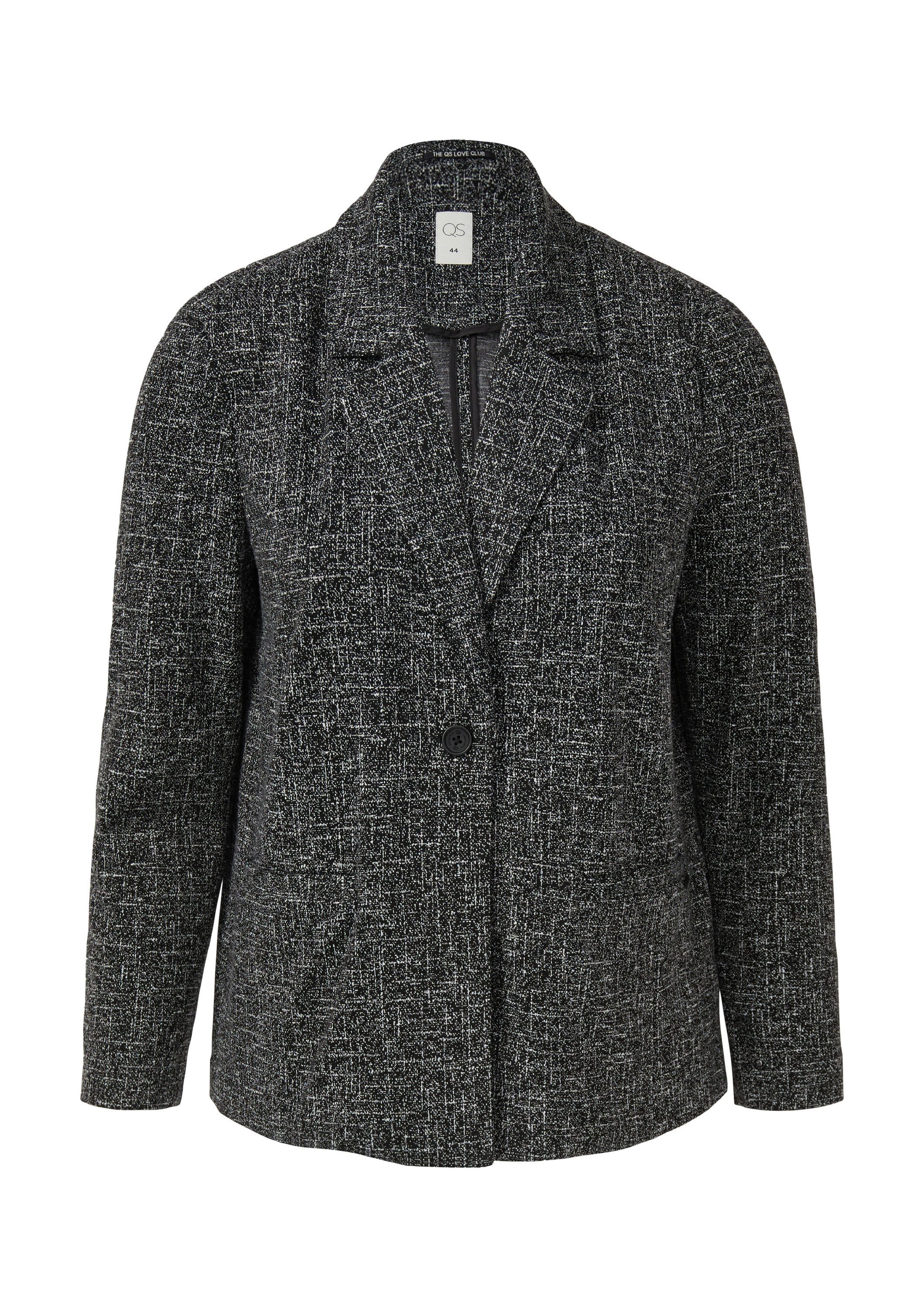 QS Jackenblazer Indoor-Blazer Blazer aus Interlockjersey günstig online kaufen