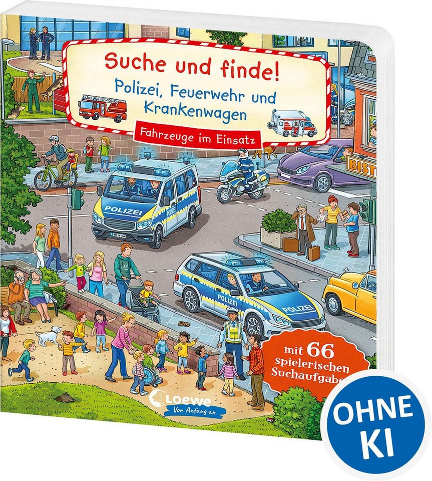 Suche und finde! Polizei, Feuerwehr und Krankenwagen / diverse
