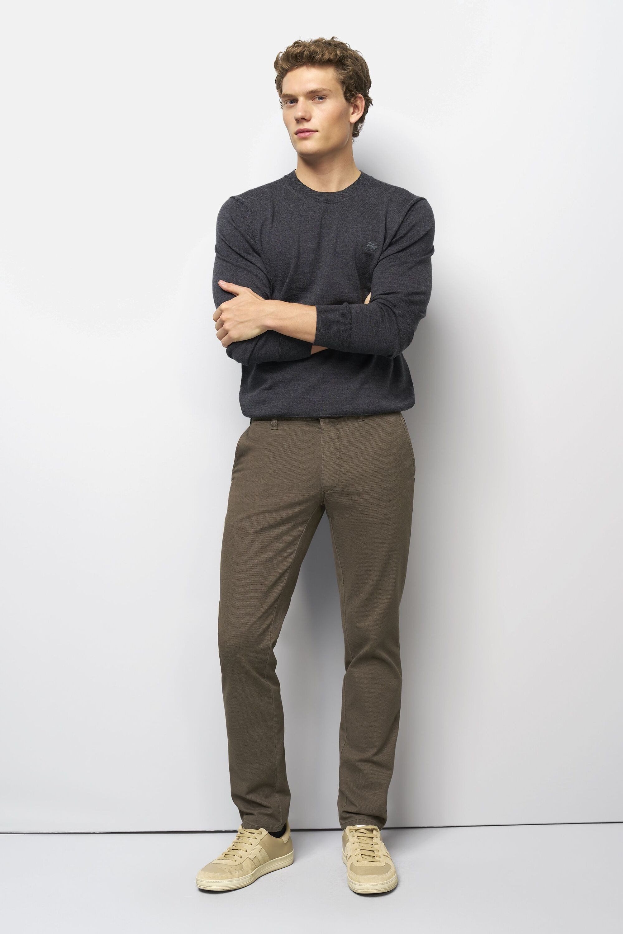 MEYER Chinos M5 Move M5 Move in Micro-Struktur