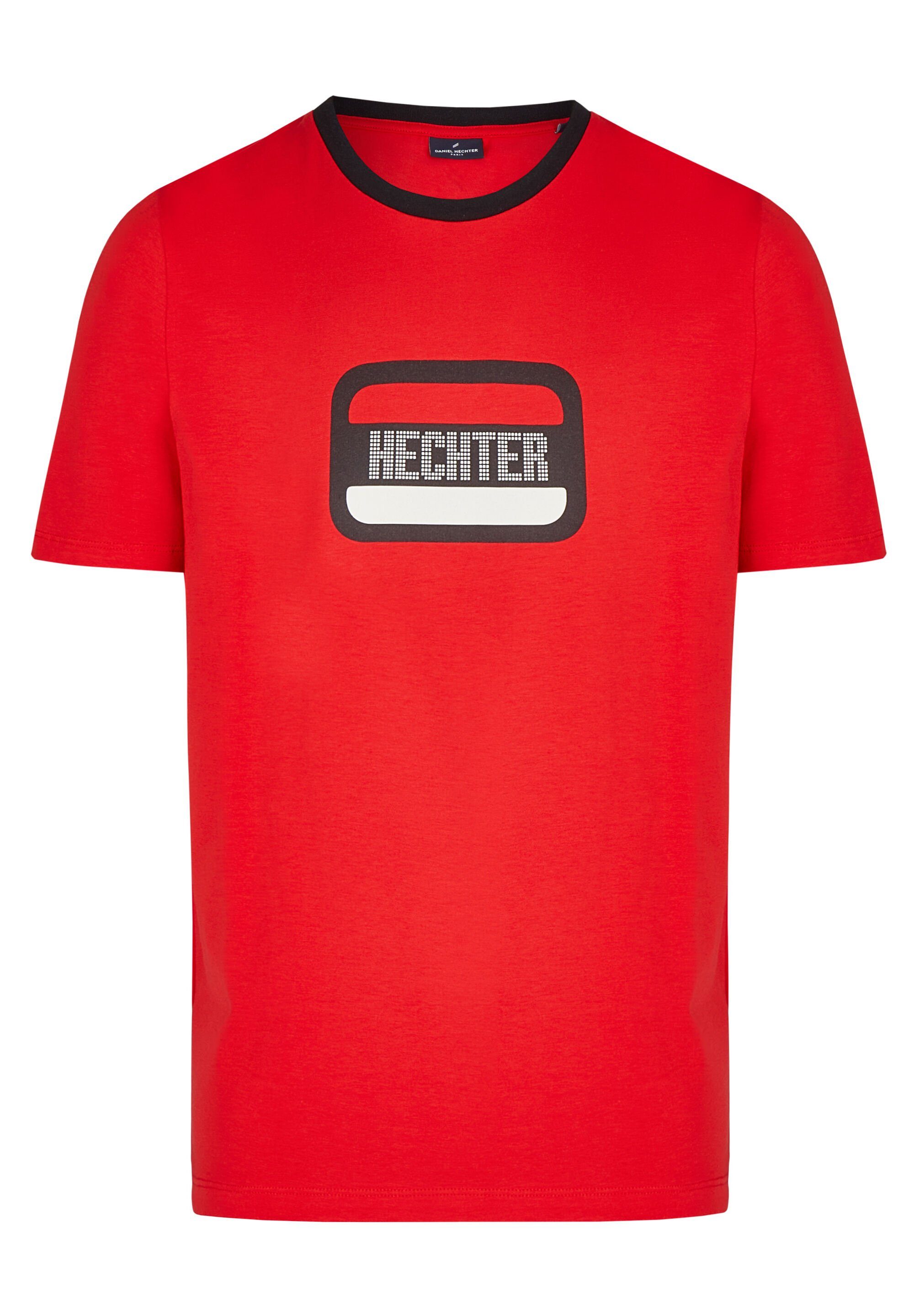 HECHTER PARIS T-Shirt mit Iconic Print chili