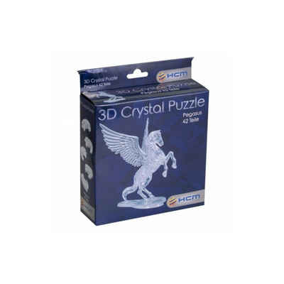 HCM KINZEL 3D-Puzzle HCM59183 - Crystal Puzzle: 3D Pegasus - 42 Teile (DE,..., 42 Puzzleteile