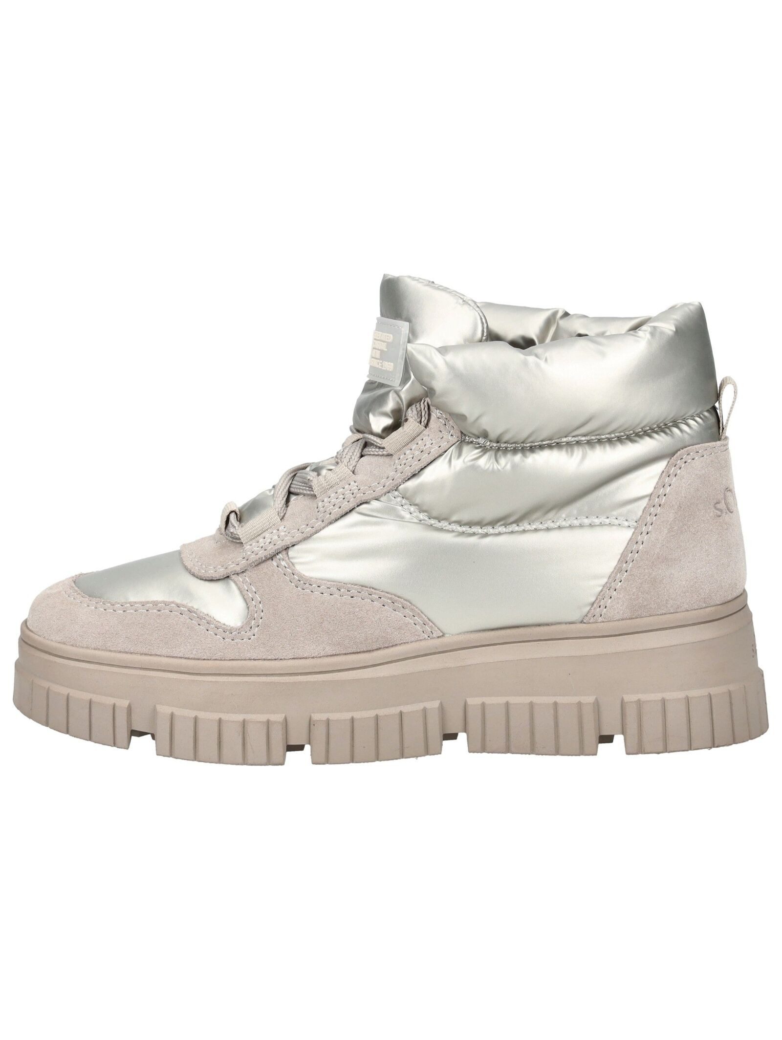 s.Oliver Stiefelette Leder/Textil Schnürstiefelette günstig online kaufen