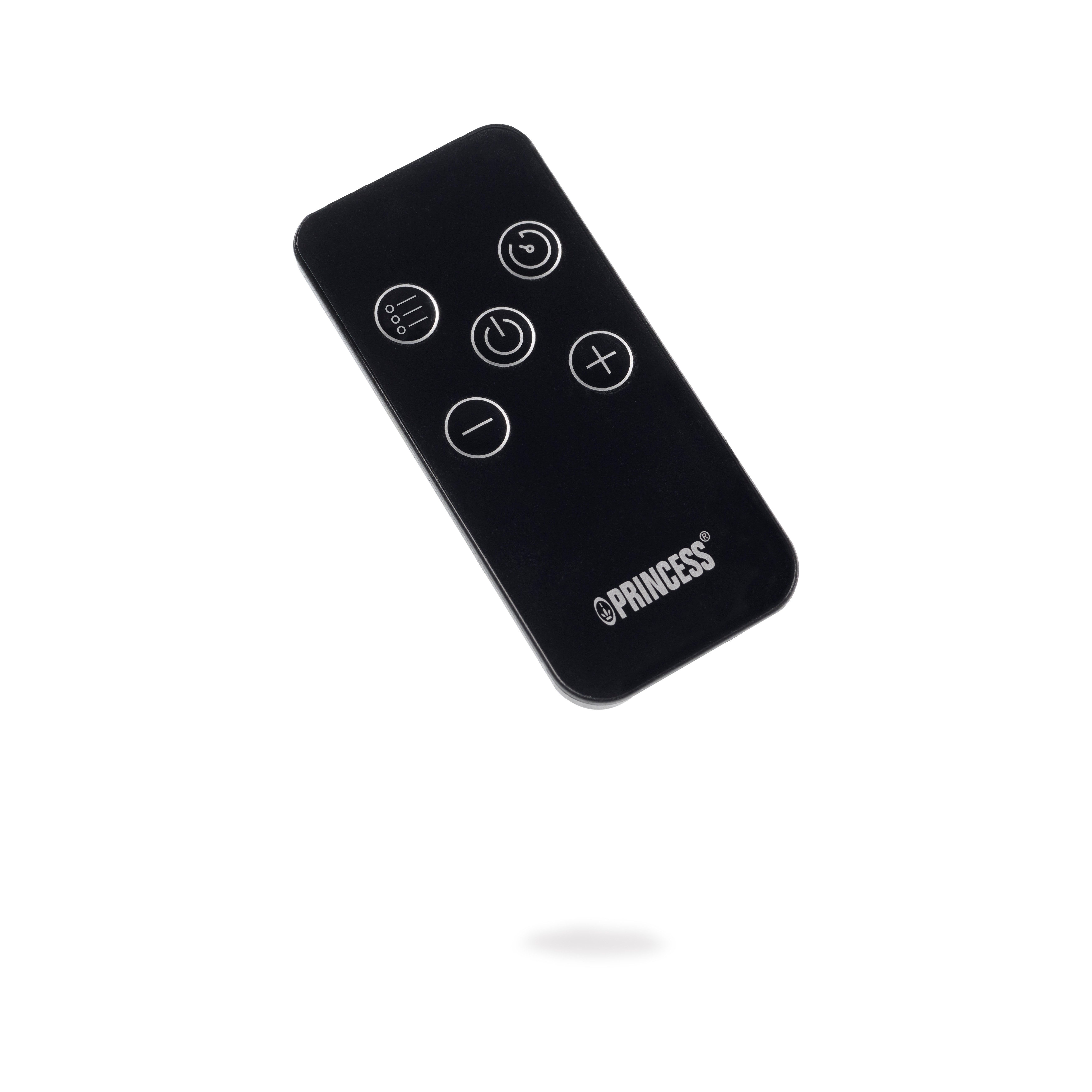 PRINCESS Keramikheizlüfter 348360, 2000 W, WLAN-fähig, App- & Sprachsteuerung, 360° Rundum-Wärme