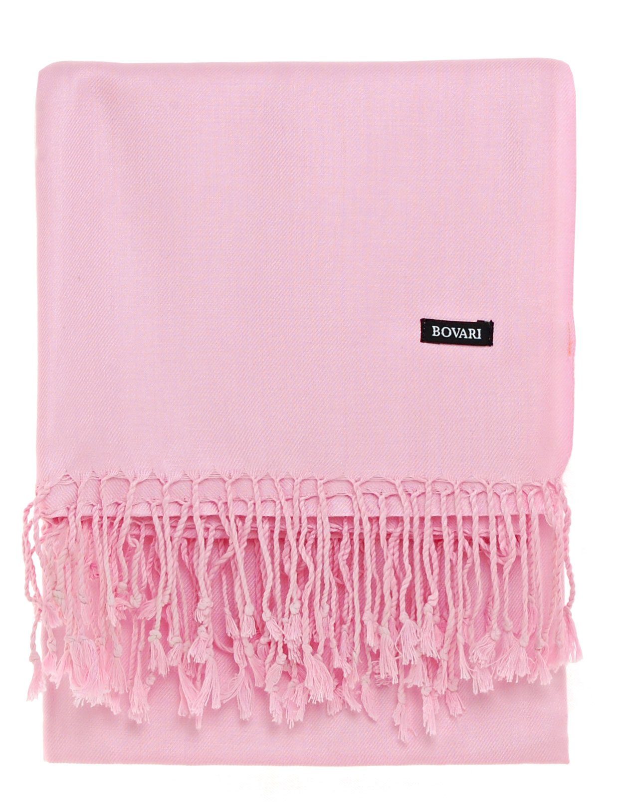 Bovari Schal Pashmina aus 100% Premium Viskose - weich wie Kaschmir -, glänzend wie Seide - 200x70 cm XL Damen-Schal – Bild 2 von 4