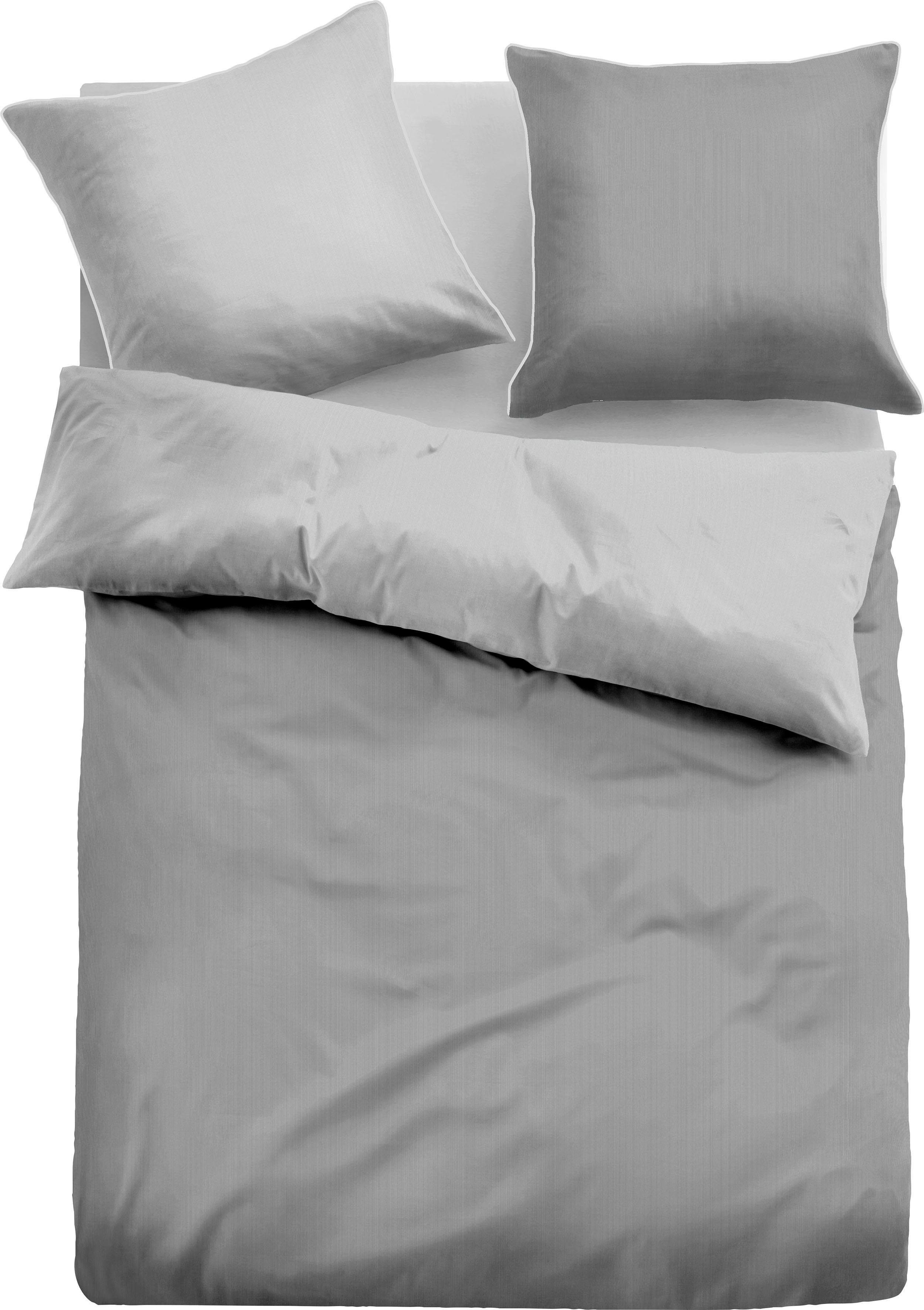 TOM TAILOR HOME Wendebettwäsche Lisa in Gr. 135x200, 155x220 oder 200x200 cm, Mako-Satin, 2 teilig, Bettwäsche aus Baumwolle, zeitlose Bettwäsche mit Wendeoptik. € 68,59