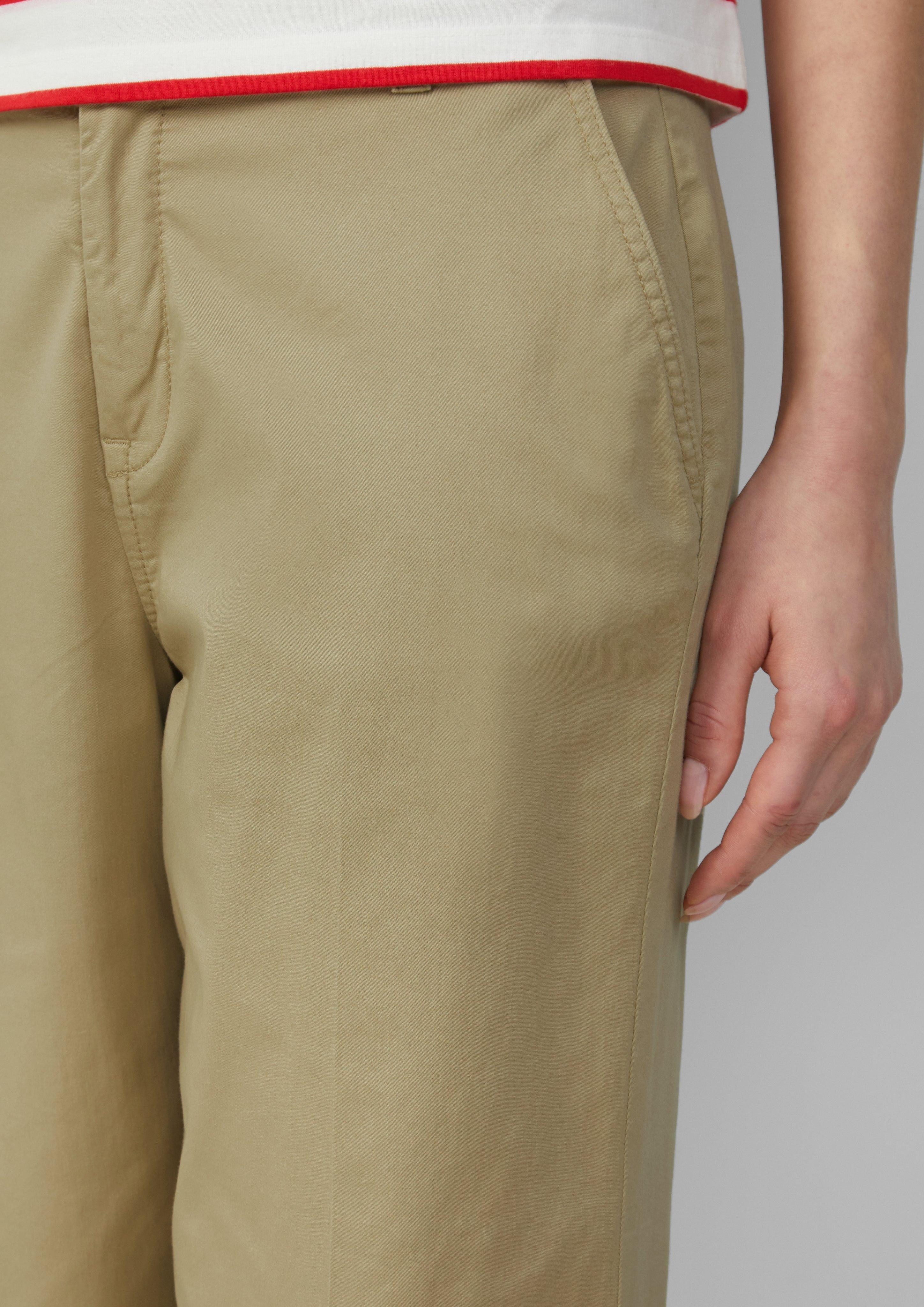 s.Oliver 7/8-Hose High-Rise-Culotte aus Baumwollstretch mit günstig online kaufen