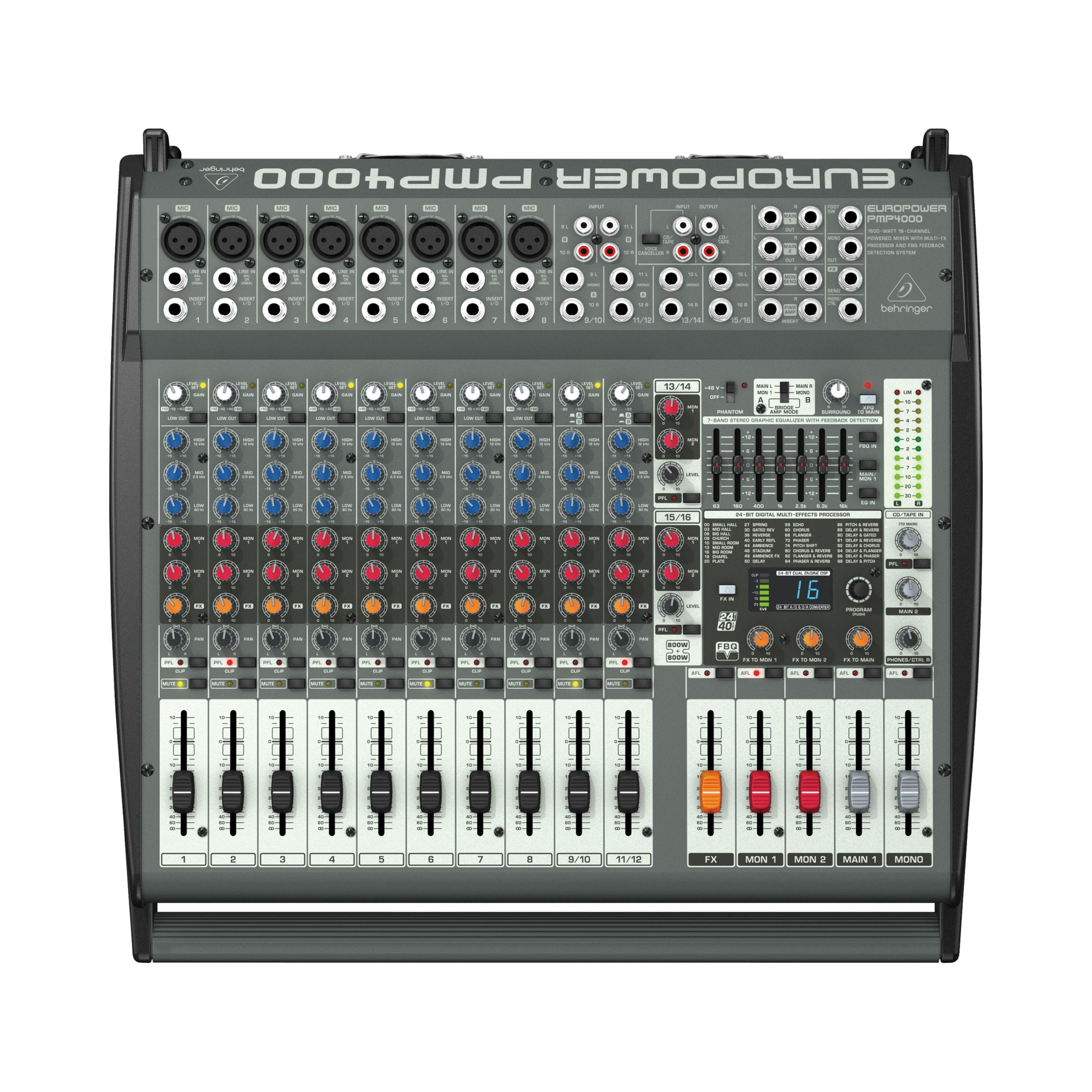 Behringer Mischverstärker (PMP4000 Powermixer, 2x 800 Watt - Powermixer)