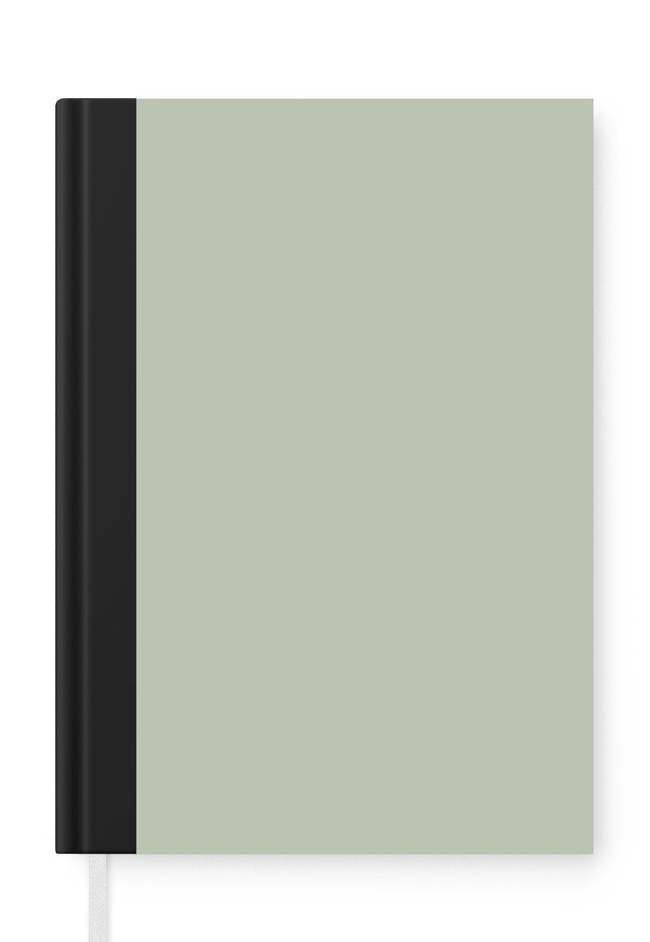 MuchoWow Notizbuch Farbe - Mintgrün - Innenausstattung, Journal, Merkzettel, Tagebuch, Notizheft, A5, 98 Seiten, Haushaltsbuch