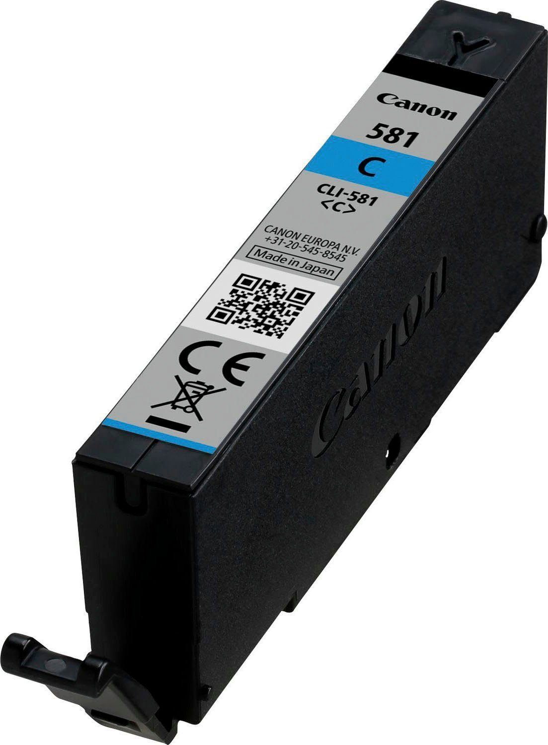 Canon INK CLI-581 C Tintenpatrone (original Druckerpatrone 581 cyan)