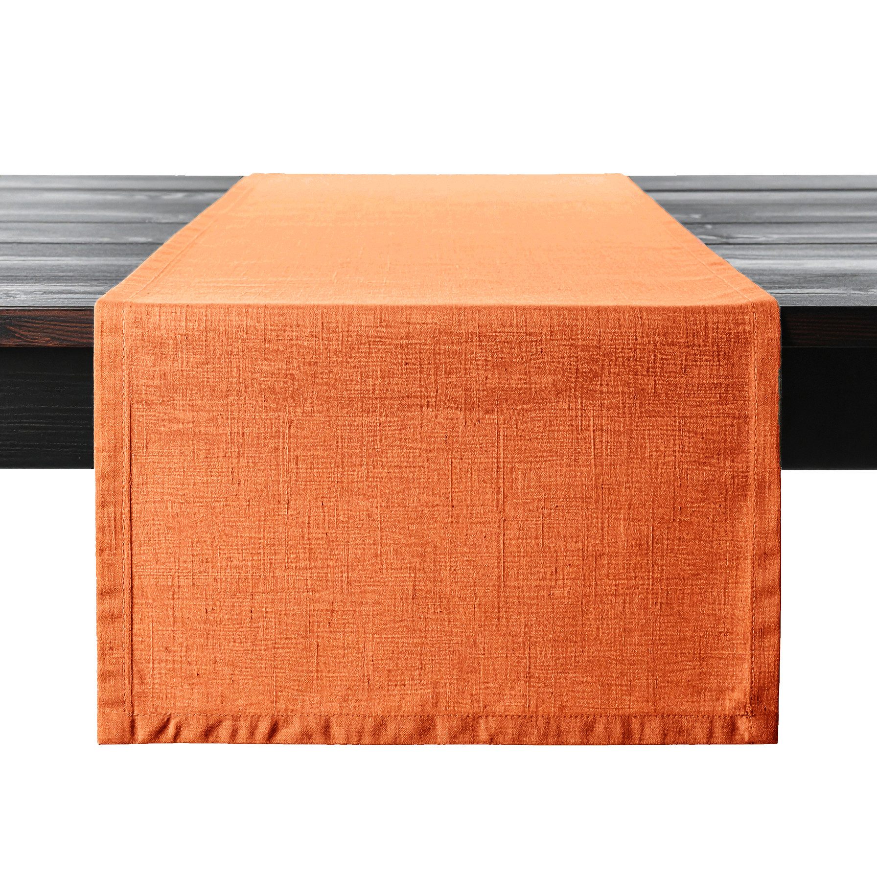 PROFLAX Tischläufer Tischläufer Proflax Leinen orange 50x150 cm, gewebt