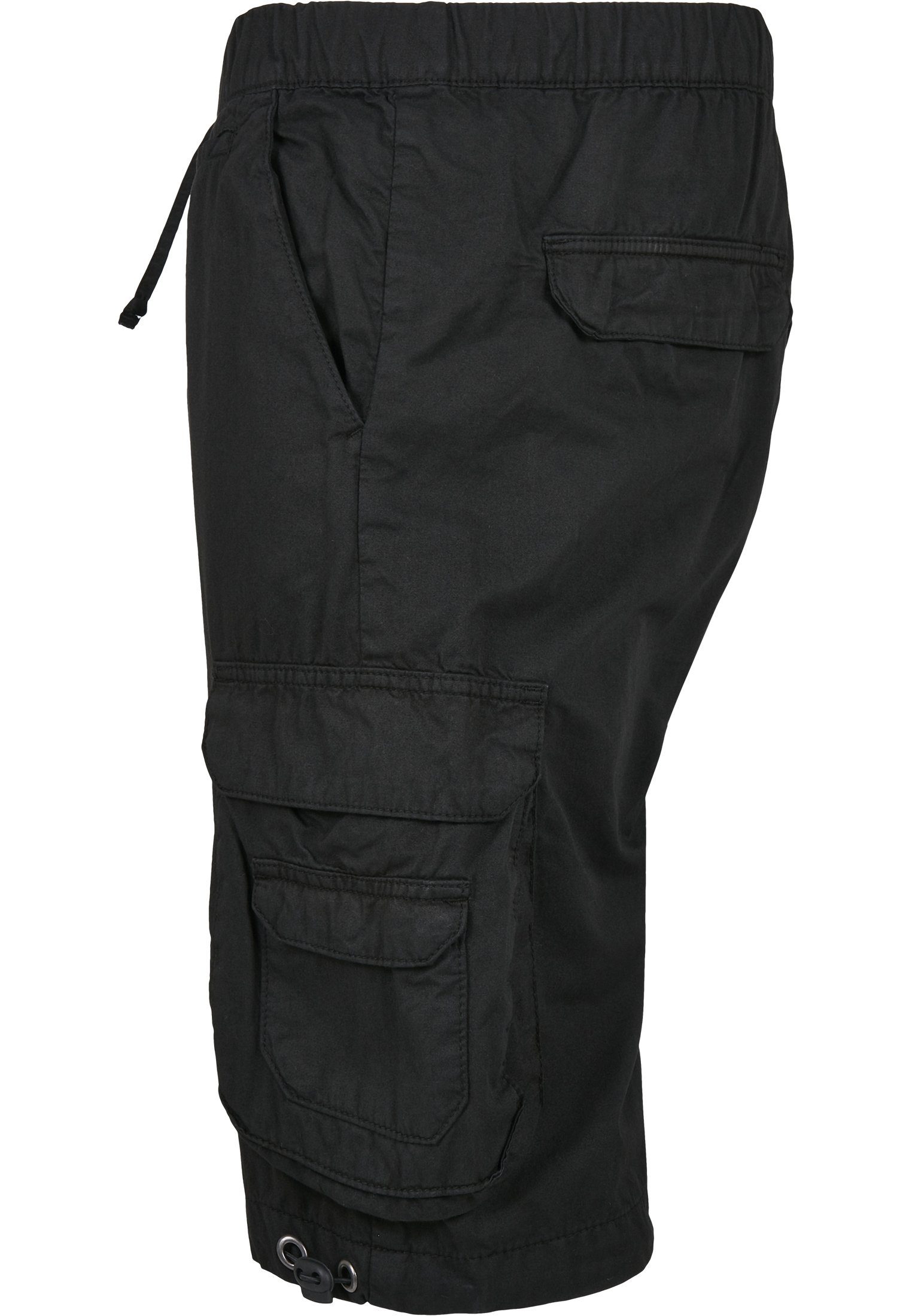URBAN CLASSICS Pocket Double Shorts Cargo Stoffhose Herren black (1-tlg)