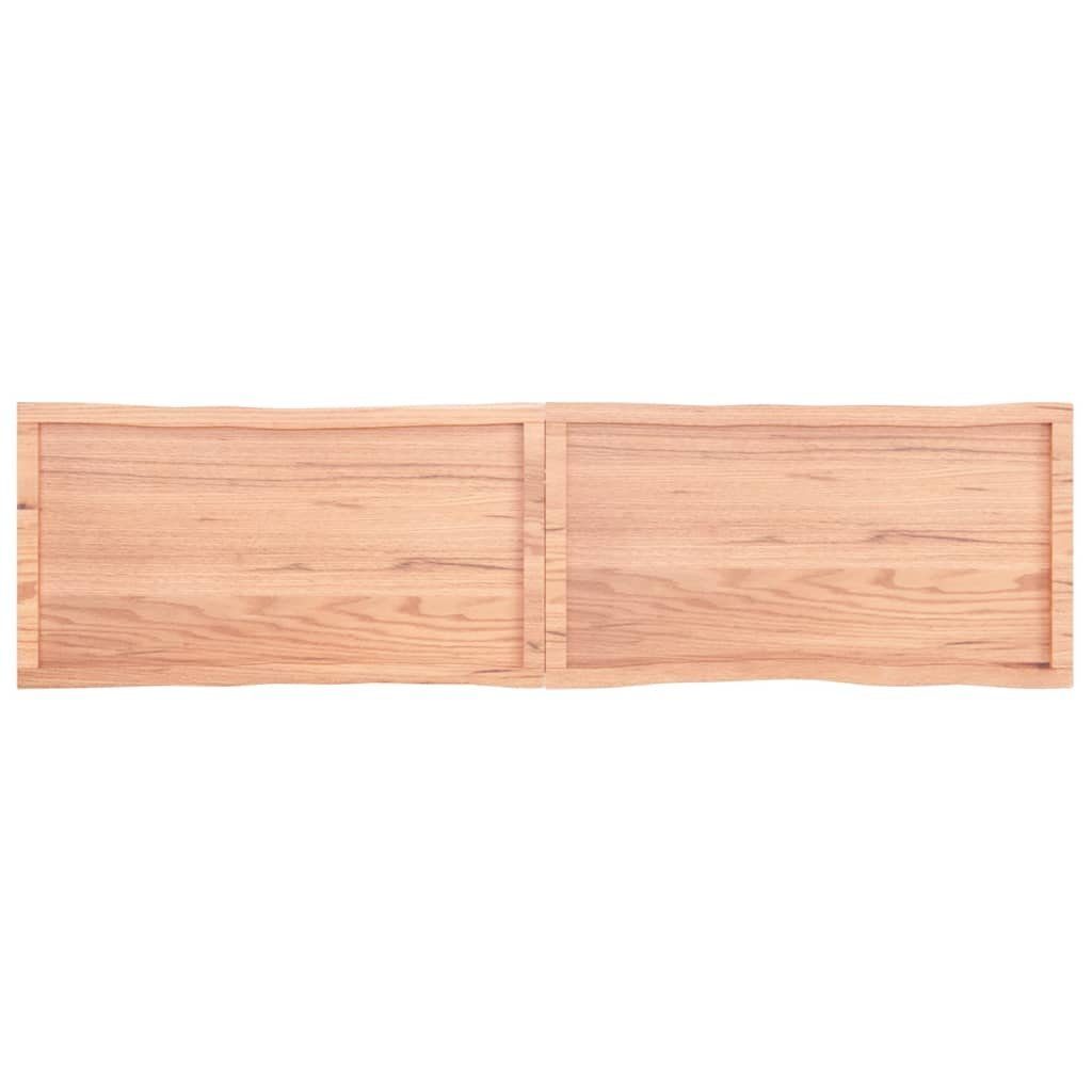 Behandelt furnicato (1 Massivholz Baumkante St) 200x50x(2-4) cm Tischplatte