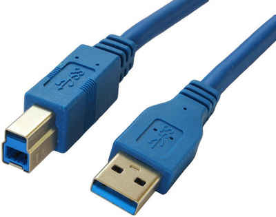 COFI 1453 Premium Super Speed Druckerkabel - USB 3.0 - 1m USB-Kabel