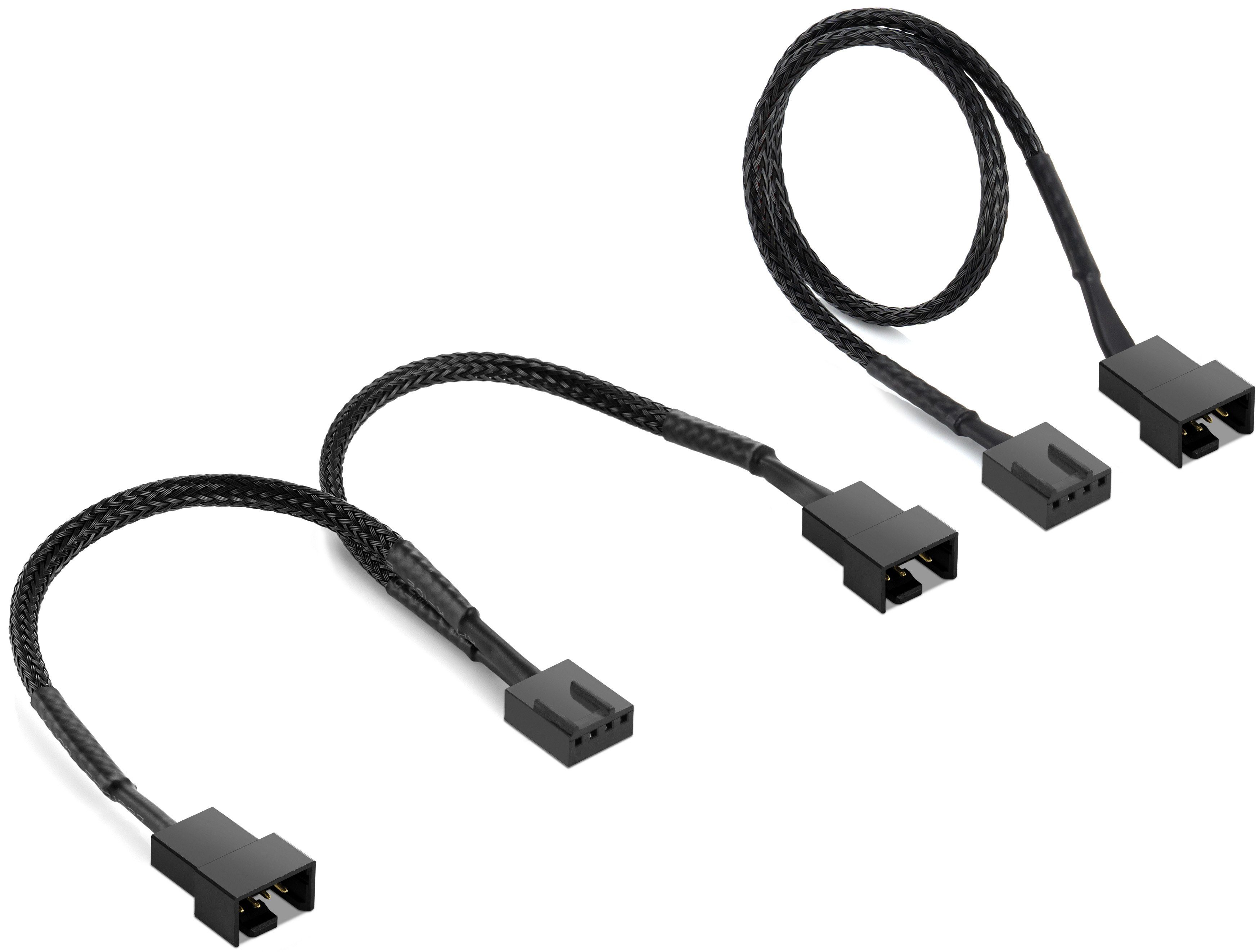 4-Pin oder 3-Pin Lüfter Kabel Set (15cm Y-Kabel) Computer-Kabel