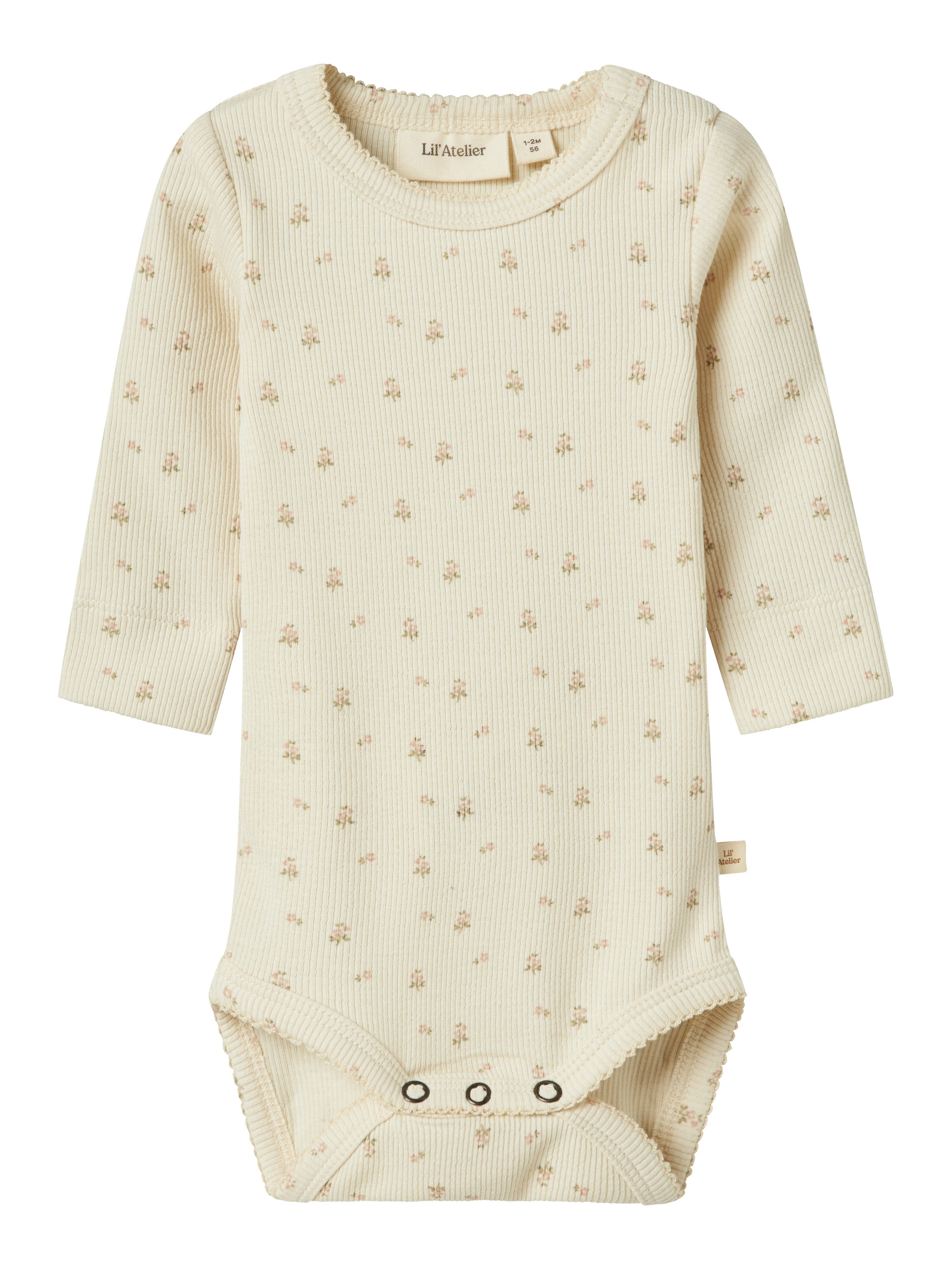 Lil' Atelier Langarmbody NBFGAGO LS SLIM BODY LIL NOOS Baumwollmischung